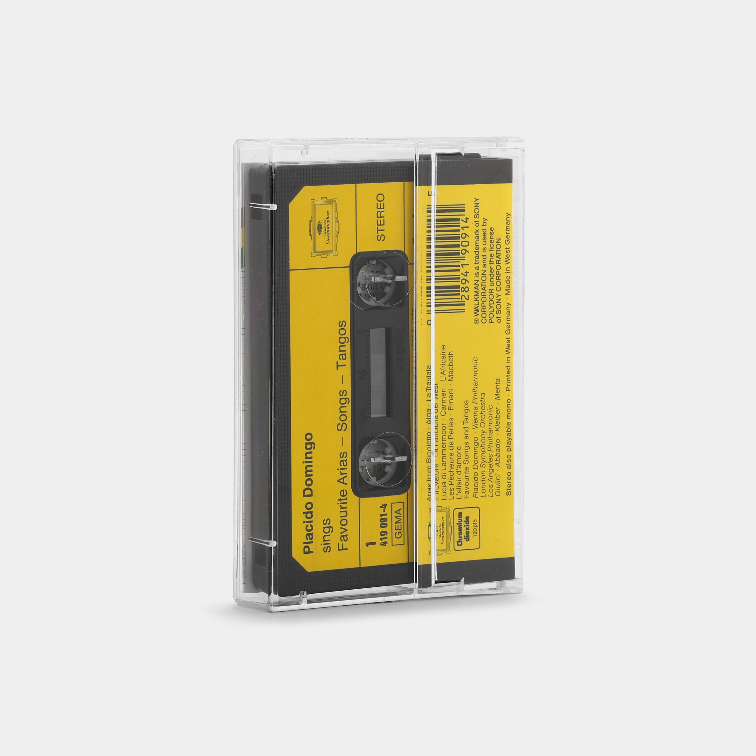 Plácido Domingo - Arias, Songs, Tangos Cassette Tape