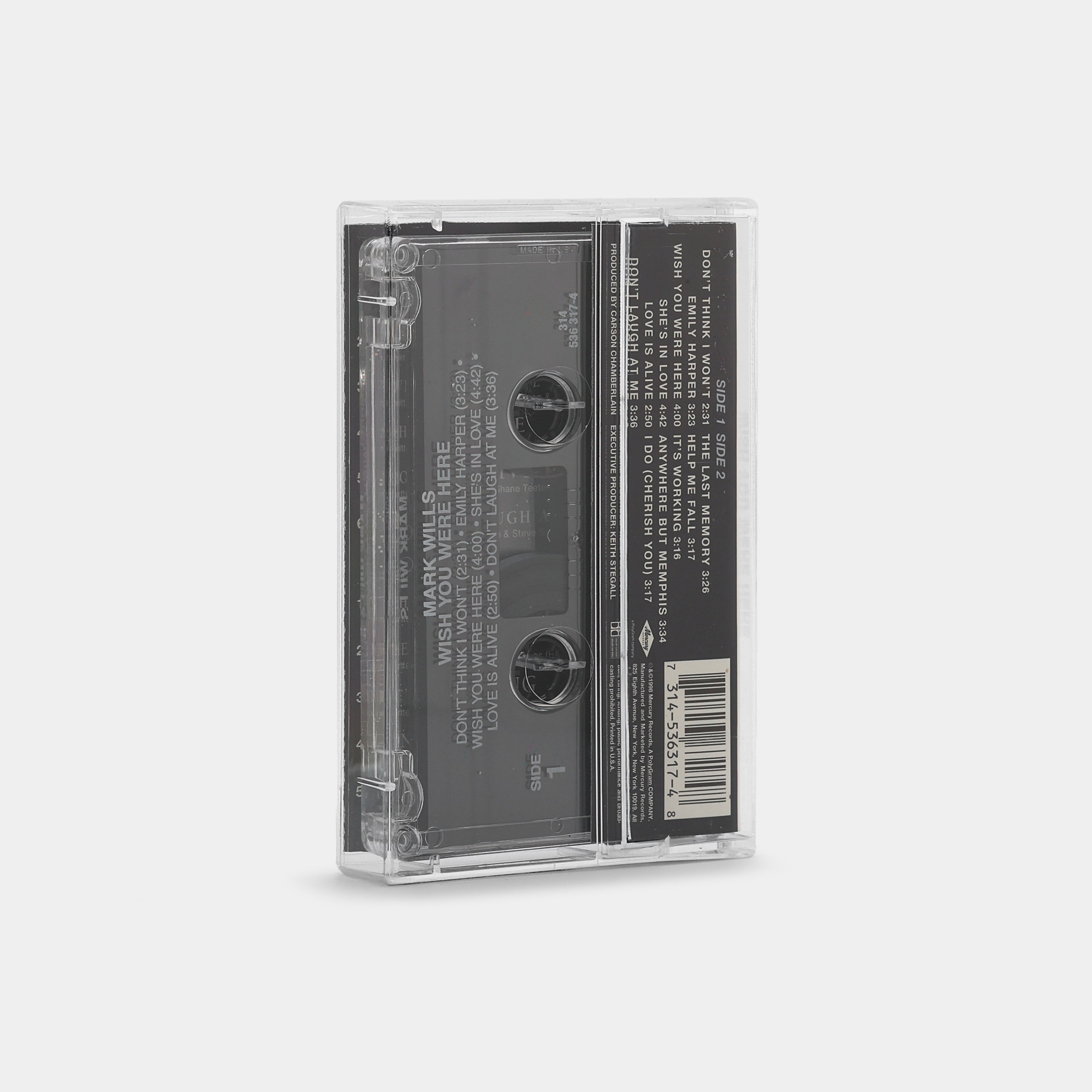 Mark Wills - Wish You Were Here Cassette Tape