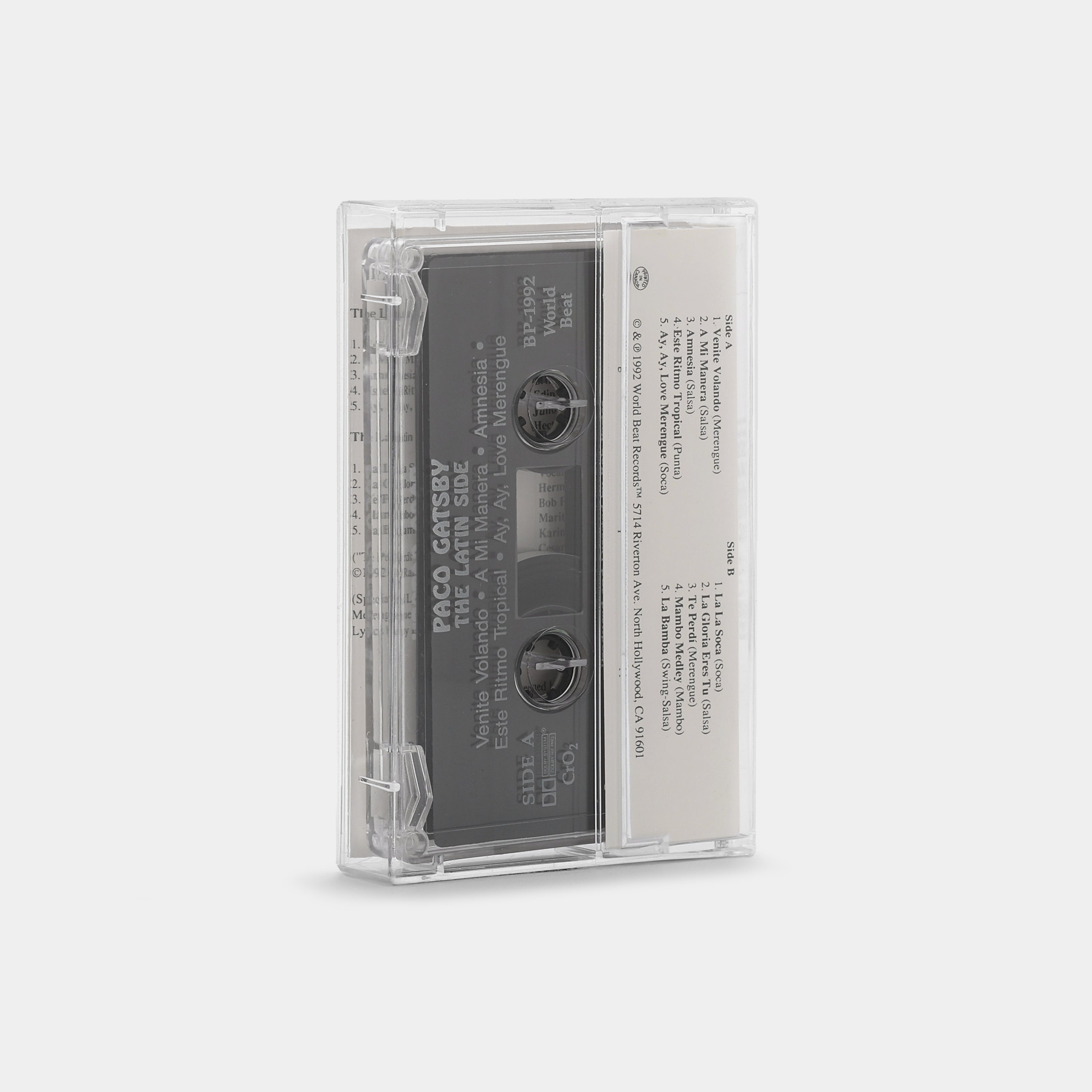 Paco Gatsby - The Latin Side - Guatemala Cassette Tape