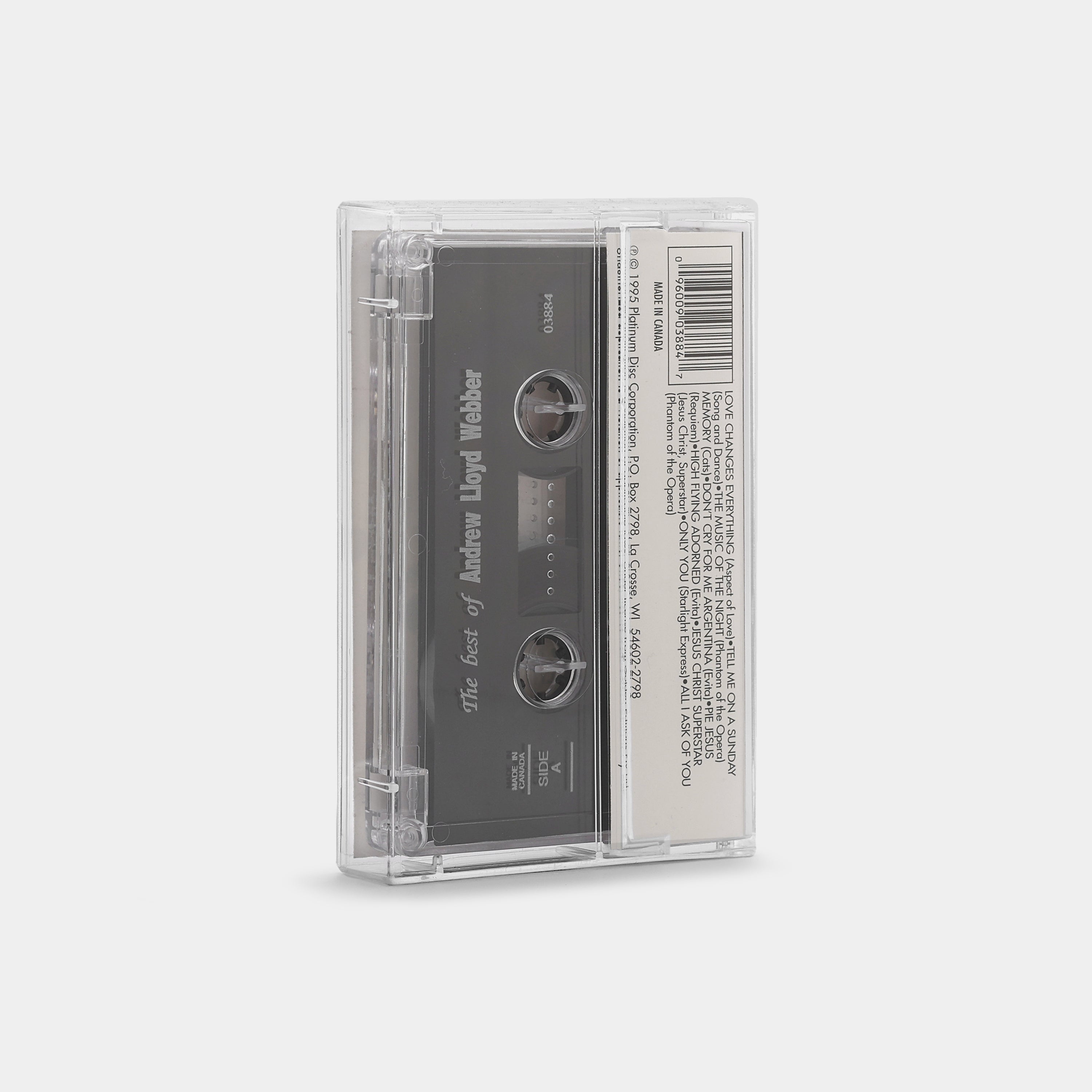 Andrew Lloyd Weber - The Very Best Of Andrew Lloyd Weber Cassette Tape