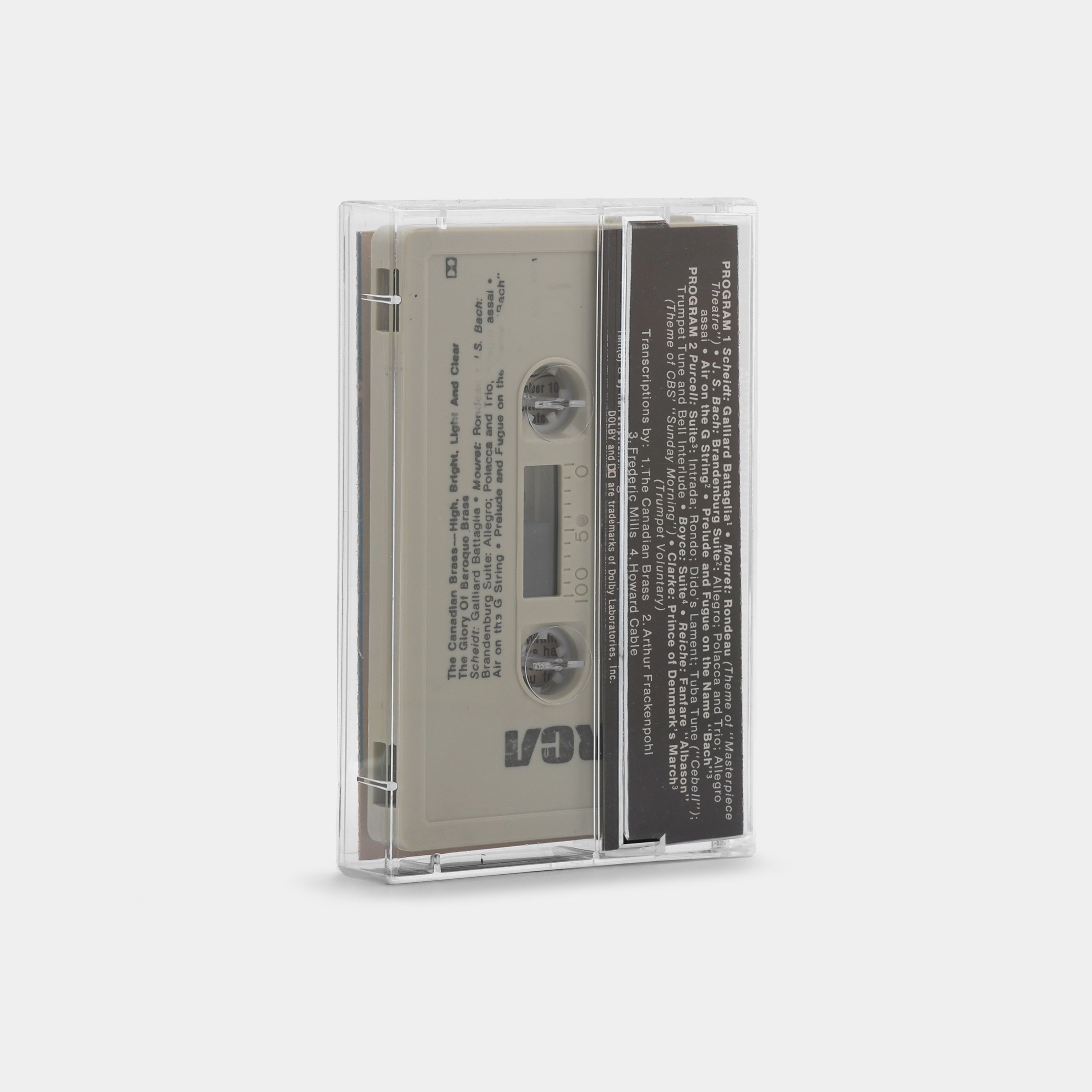 The Canadian Brass - High, Bright, Light And Clear: The Glory Of Baroque Brass Cassette Tape
