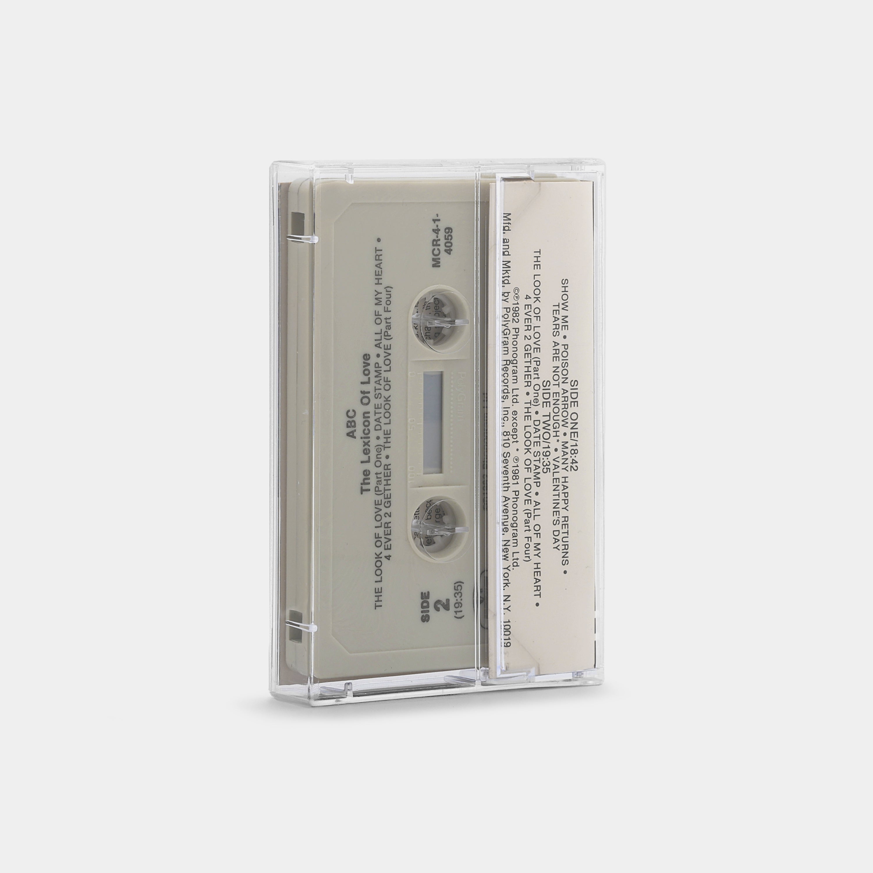 ABC - The Lexicon Of Love Cassette Tape