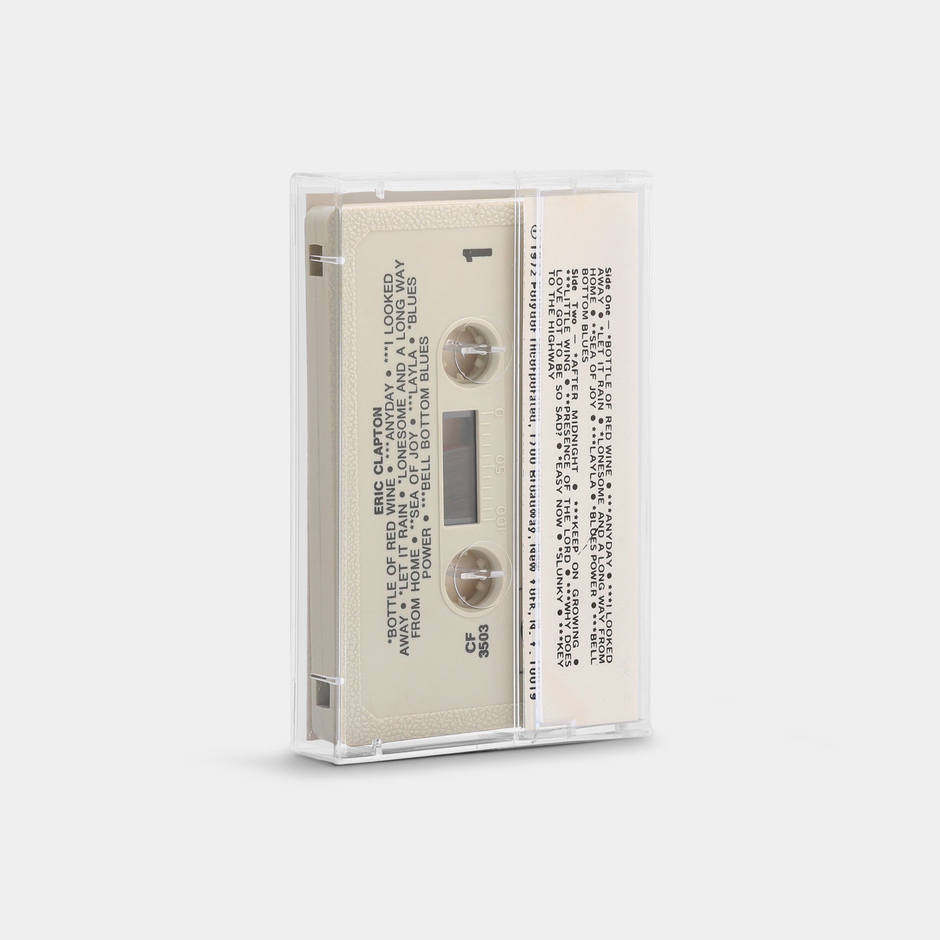 Eric Clapton - At His Best Cassette Tape