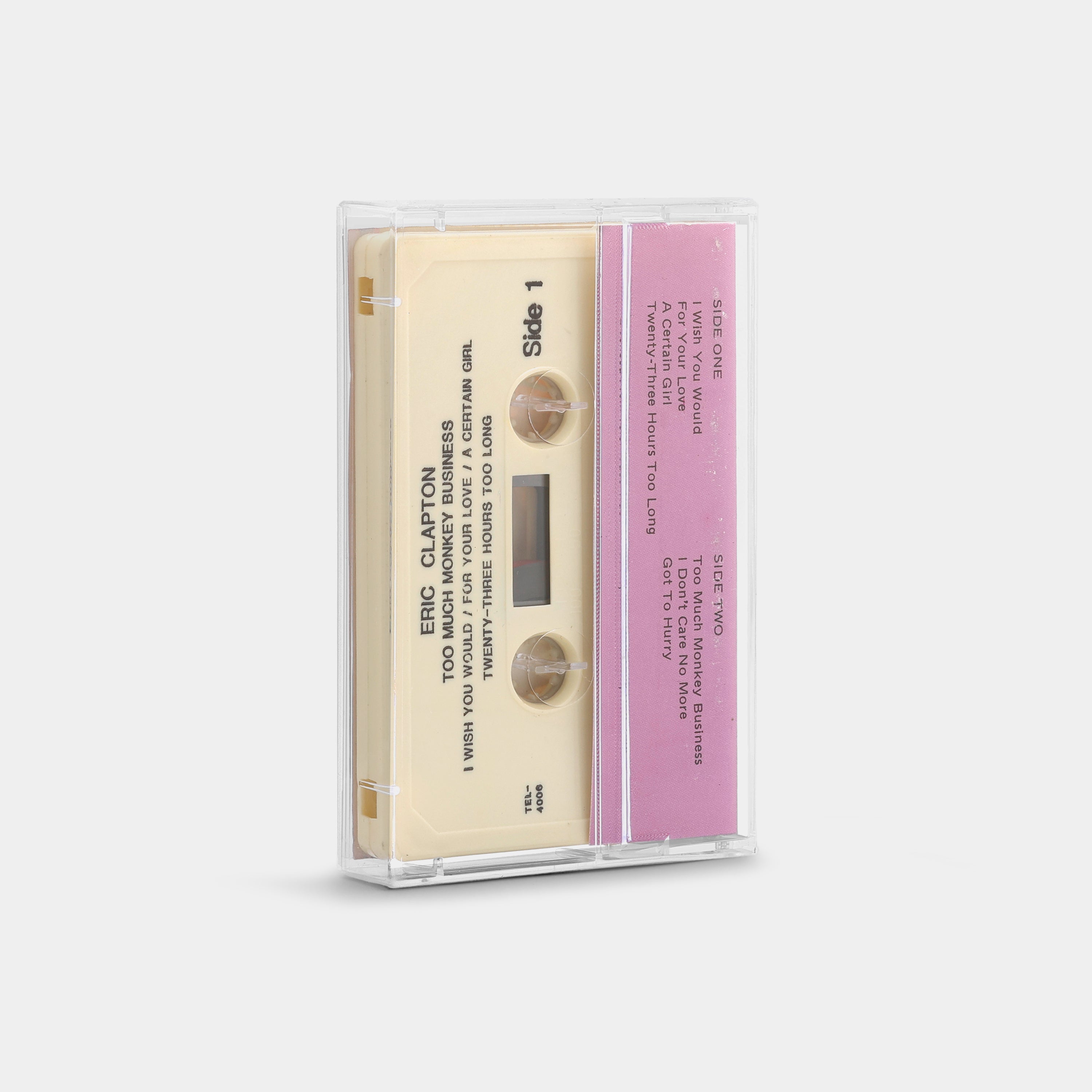 Eric Clapton - Too Much Monkey Business Cassette Tape