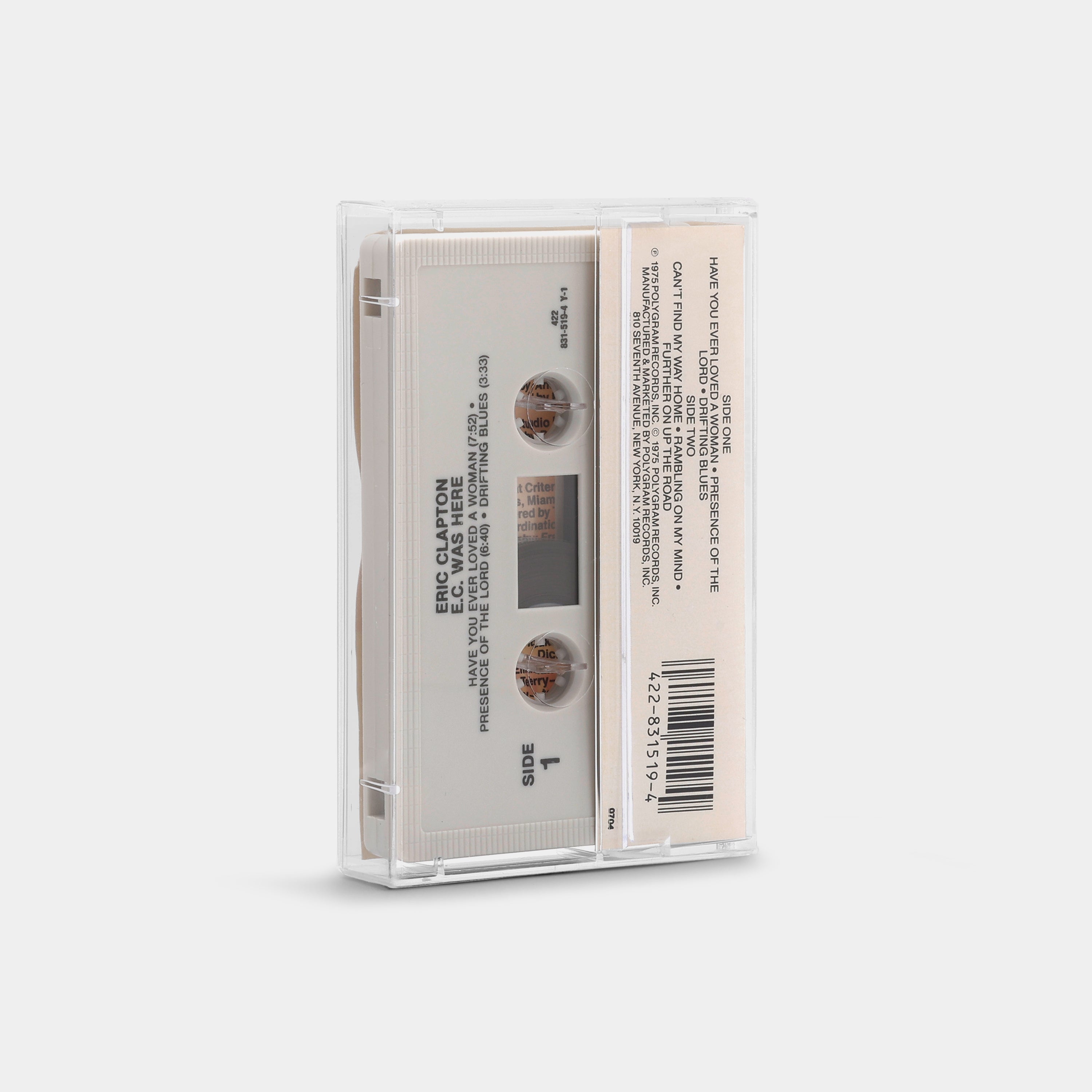 Eric Clapton - E.C. Was Here Cassette Tape