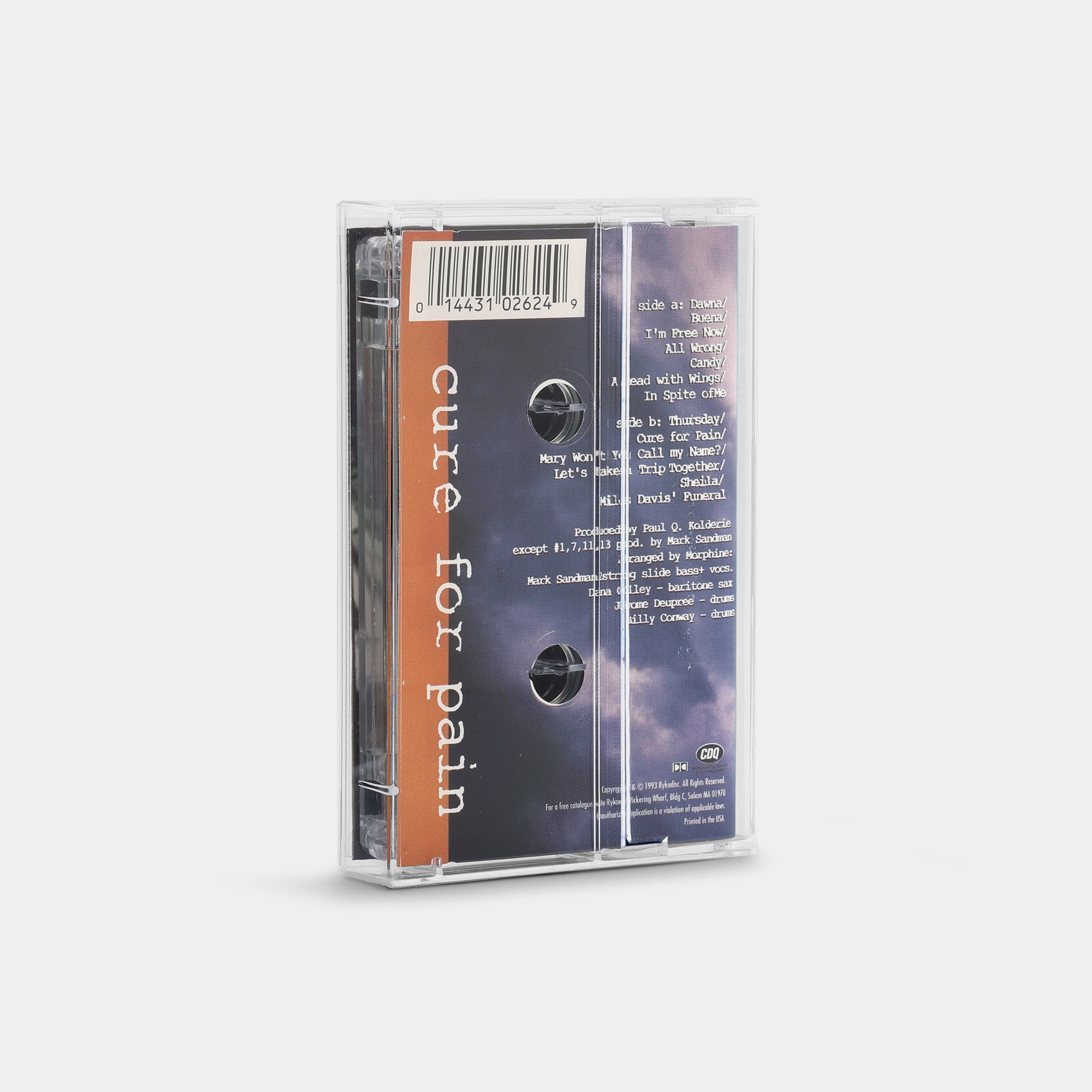Morphine - Cure For Pain Cassette Tape
