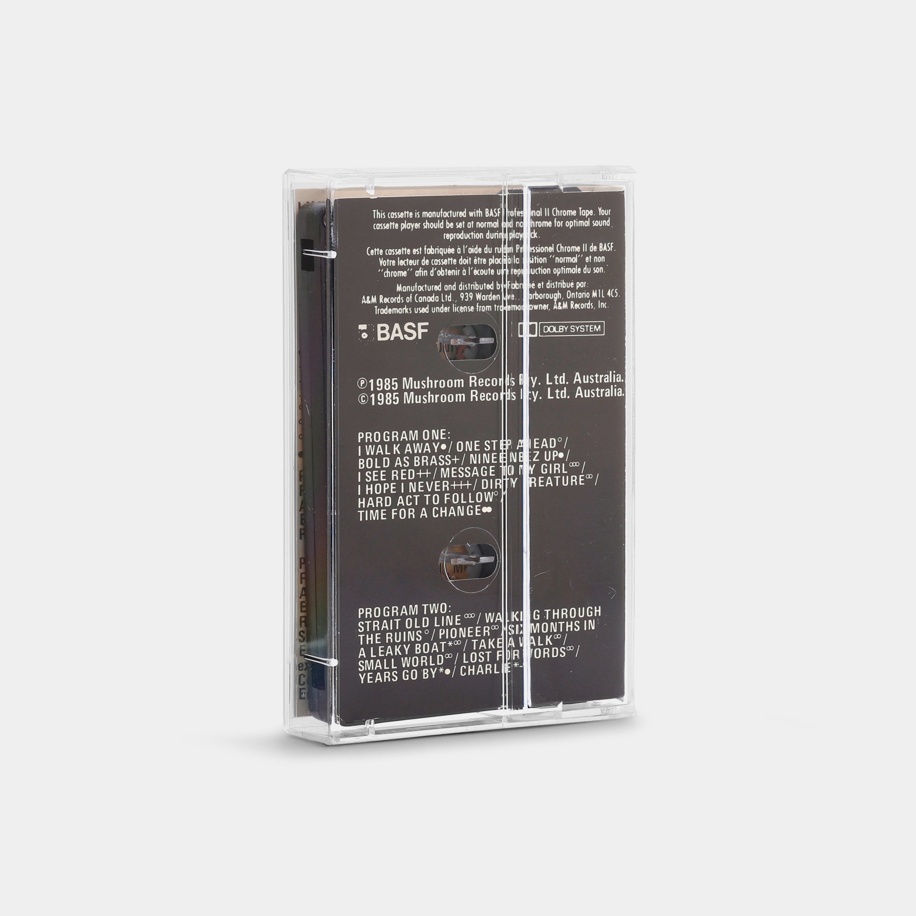 Split Enz - The Living Enz Cassette Tape