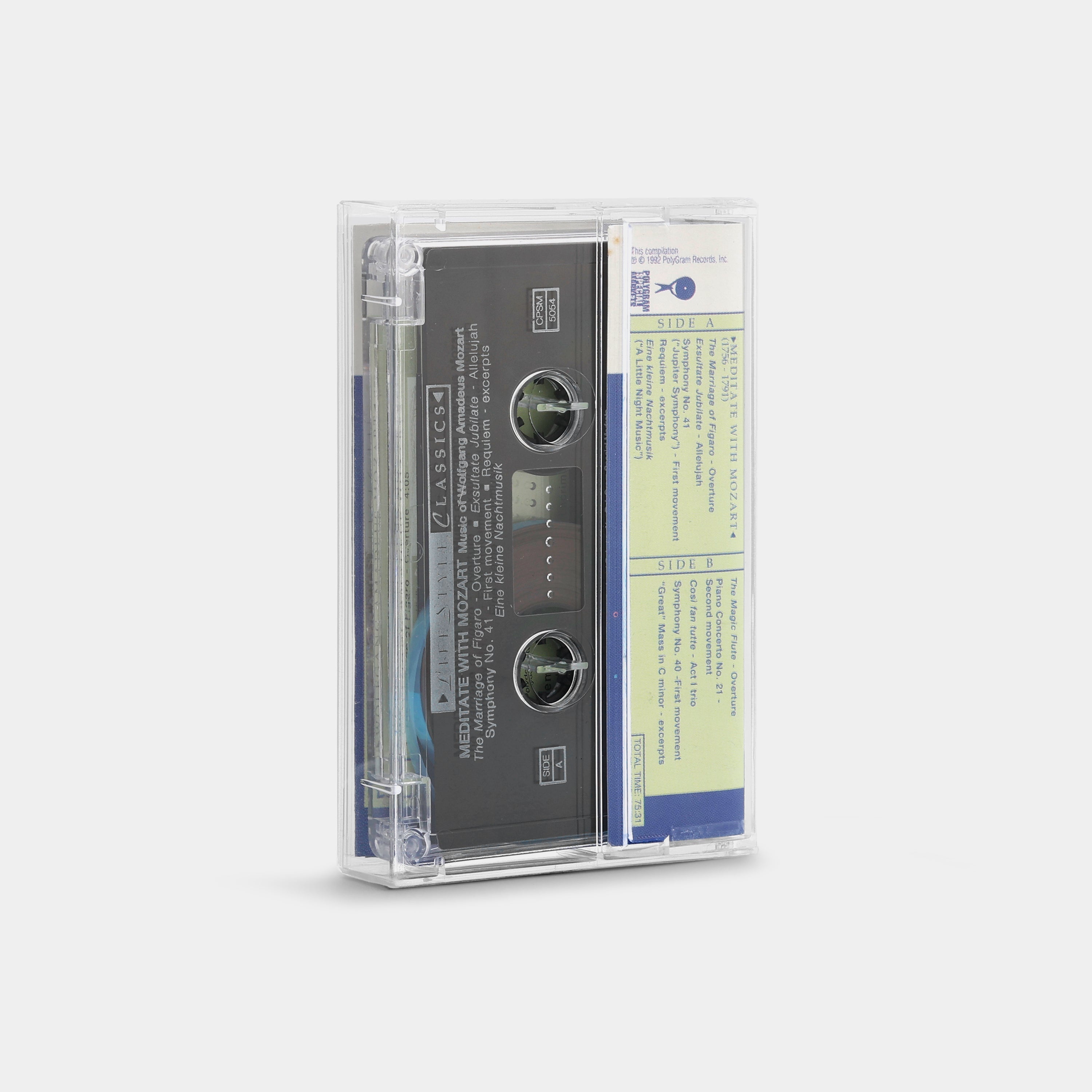 Meditate With Mozart Cassette Tape