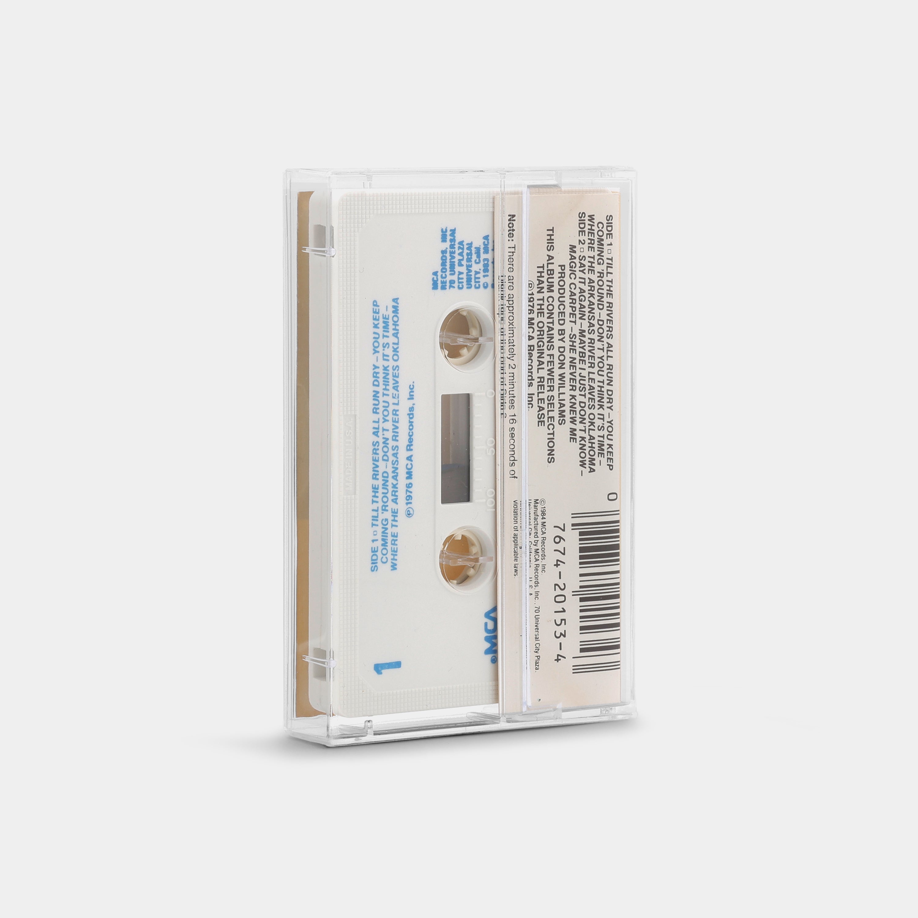 Don Williams - Harmony Cassette Tape