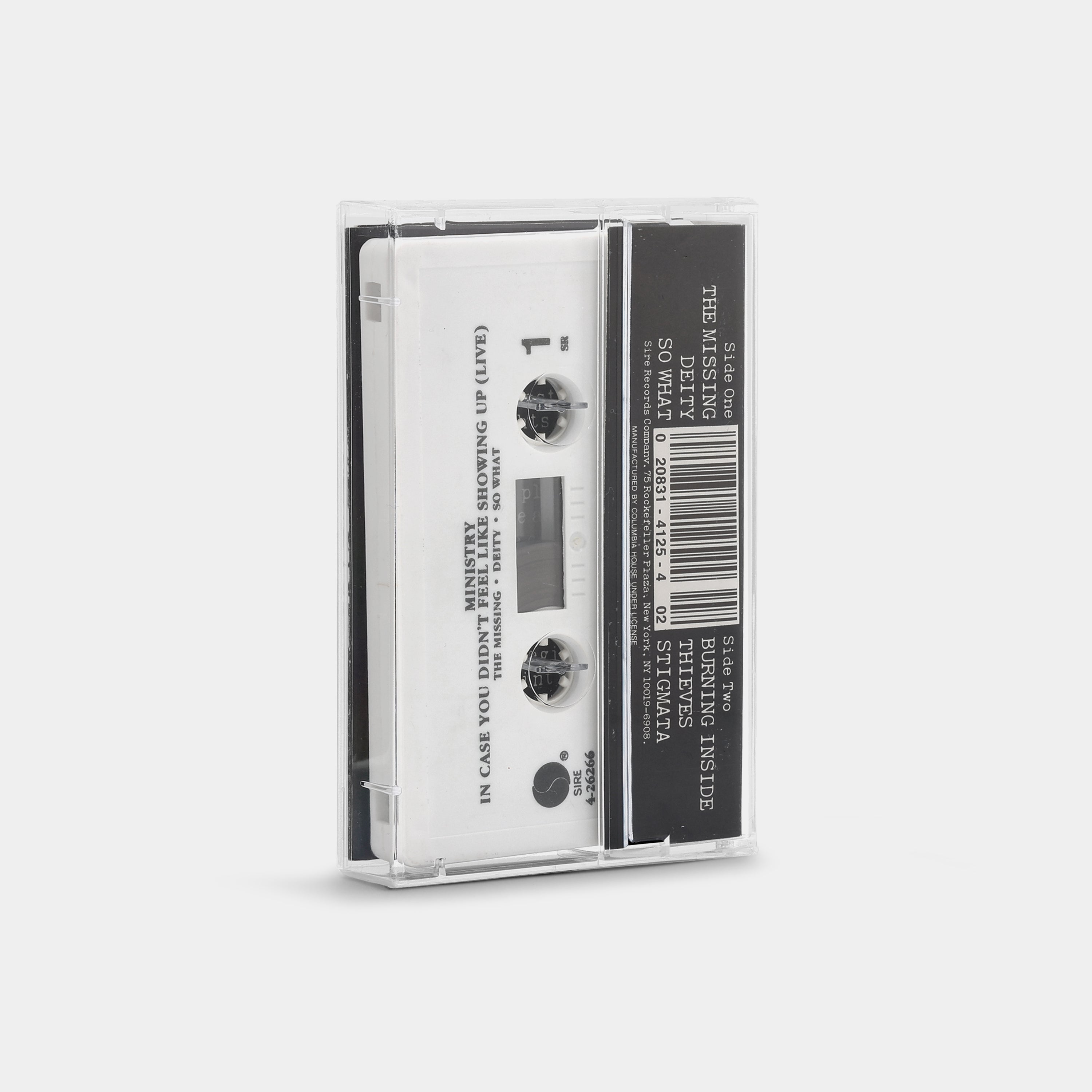 Ministry - In Case You Didn't Feel Like Showing Up (Live) Cassette Tape