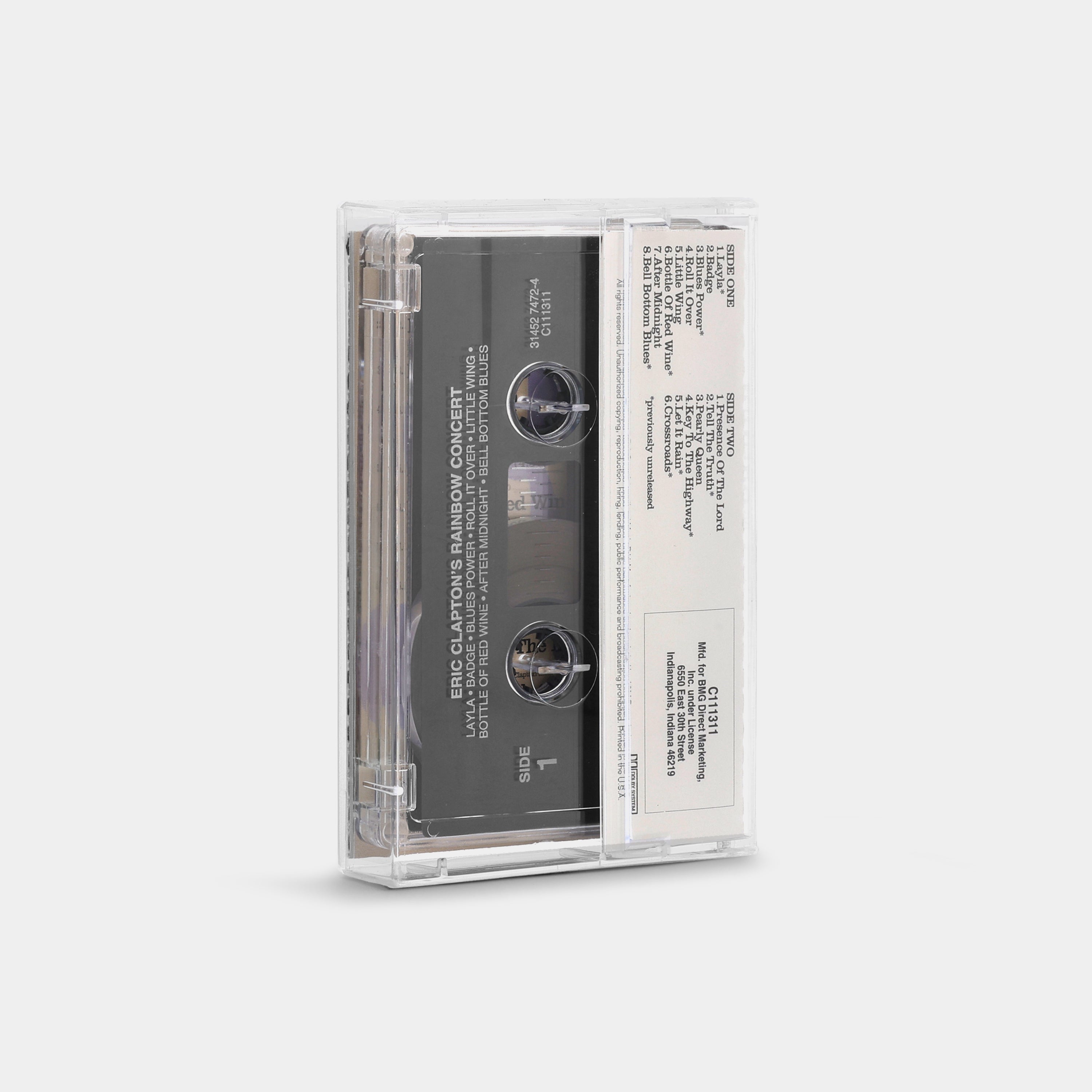 Eric Clapton - Eric Clapton's Rainbow Concert Cassette Tape
