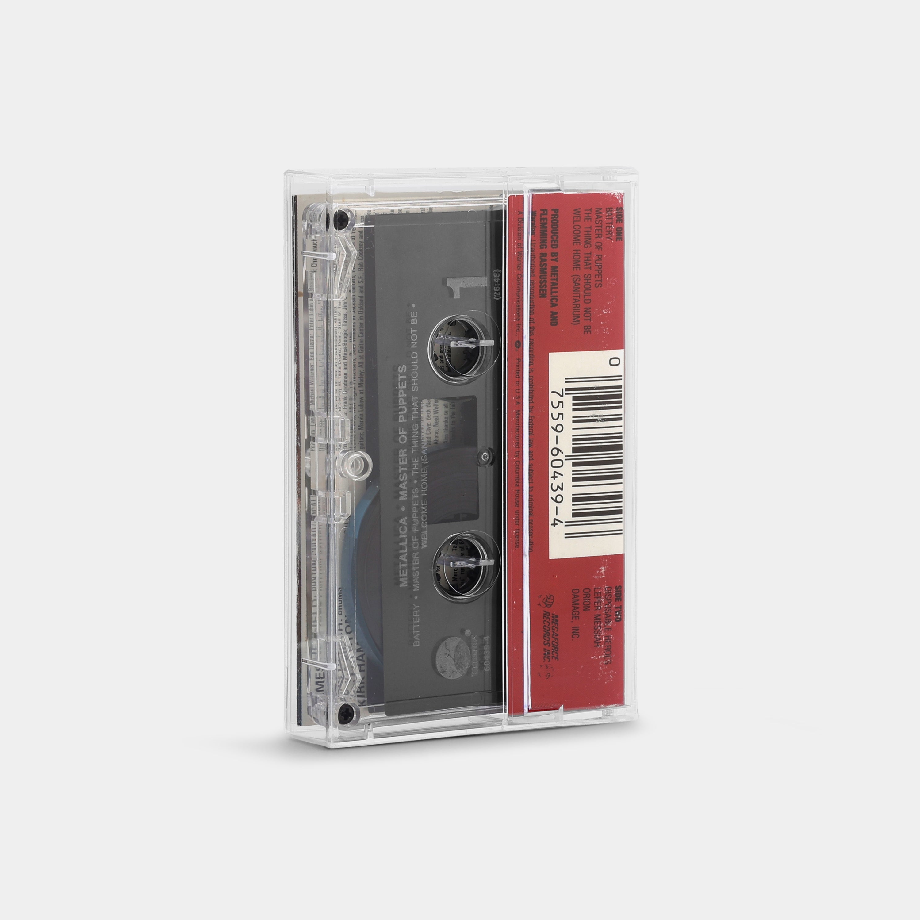 Metallica - Master Of Puppets Cassette Tape