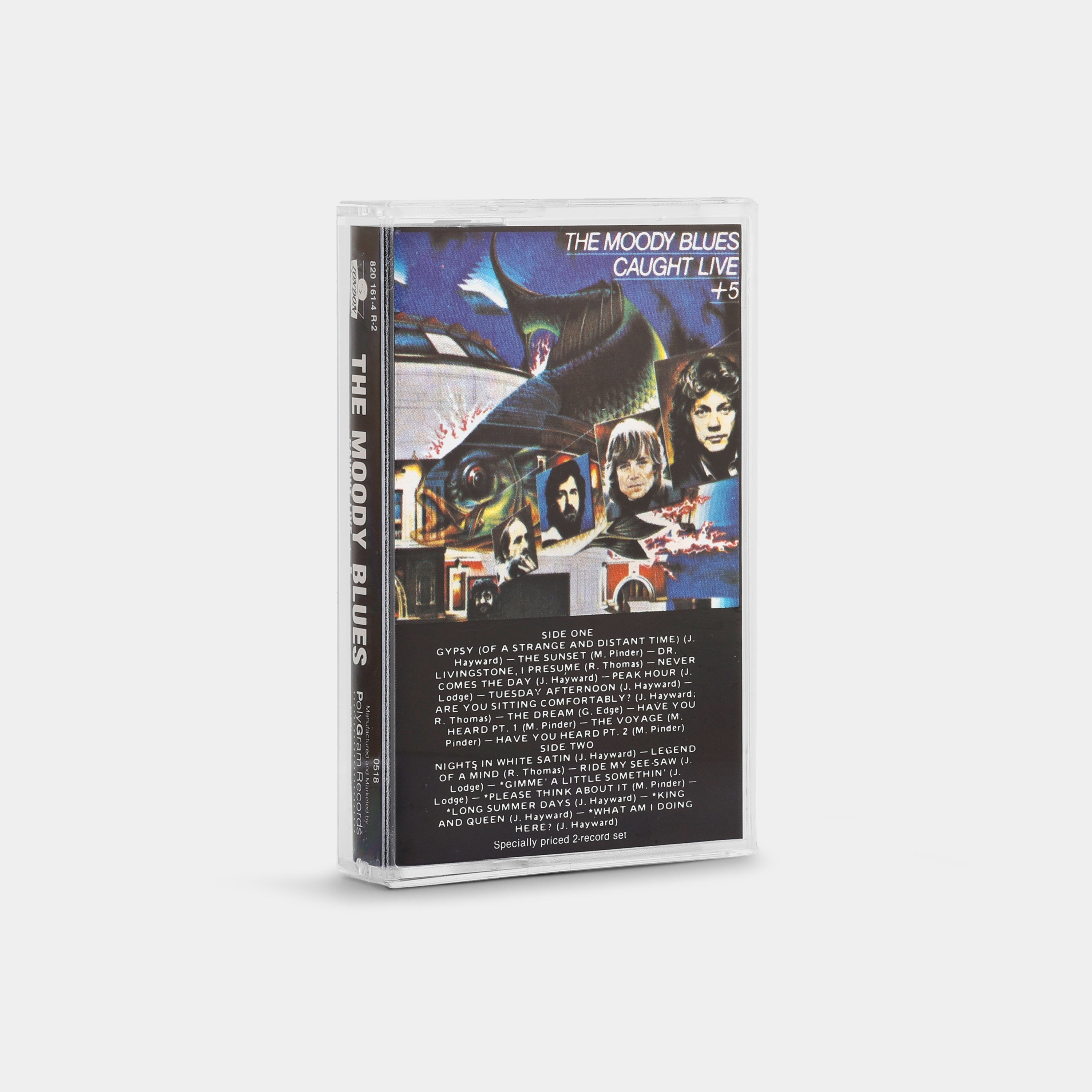 The Moody Blues - Caught Live +5 Cassette Tape