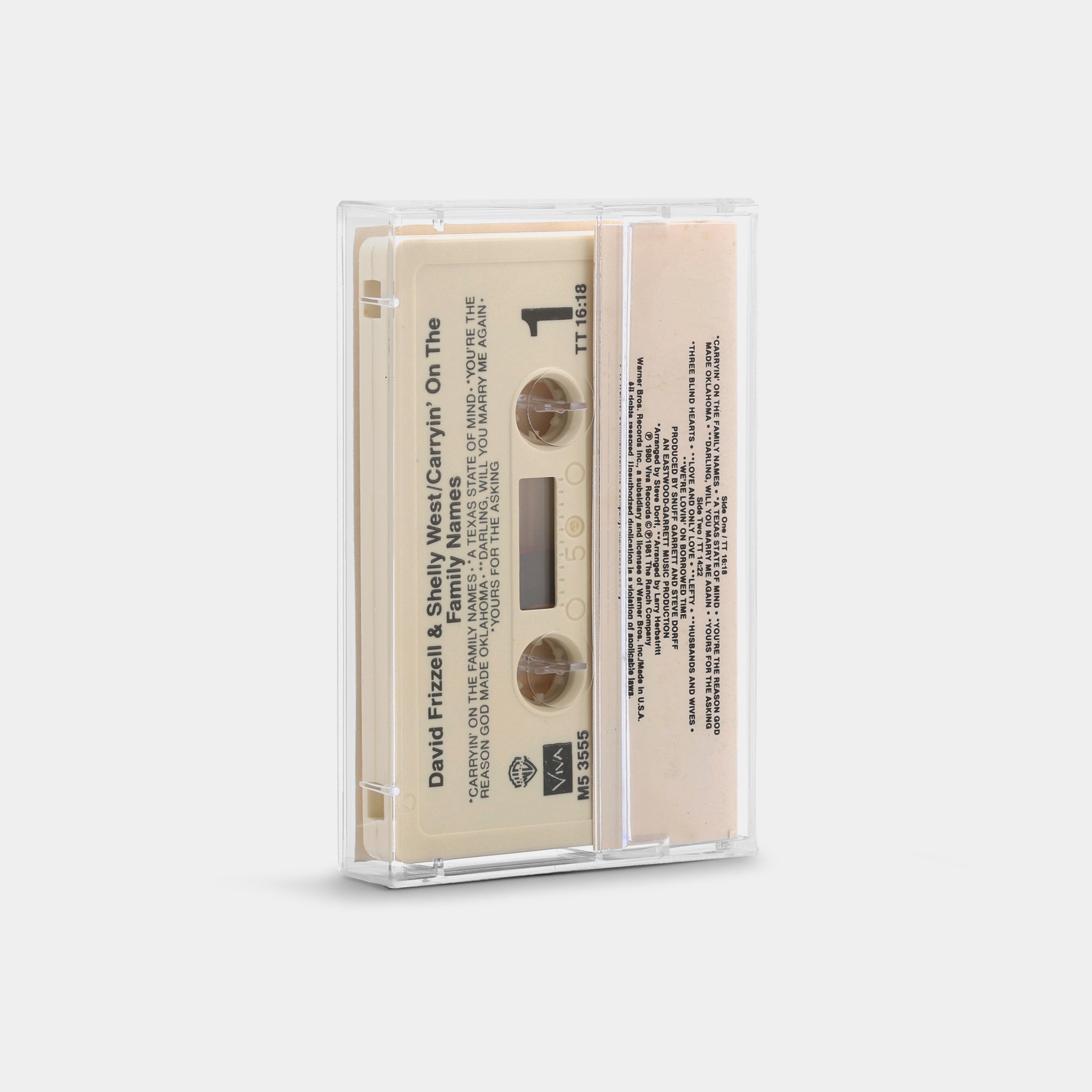 David Frizzell & Shelly West - Carryin' On The Family Names Cassette Tape