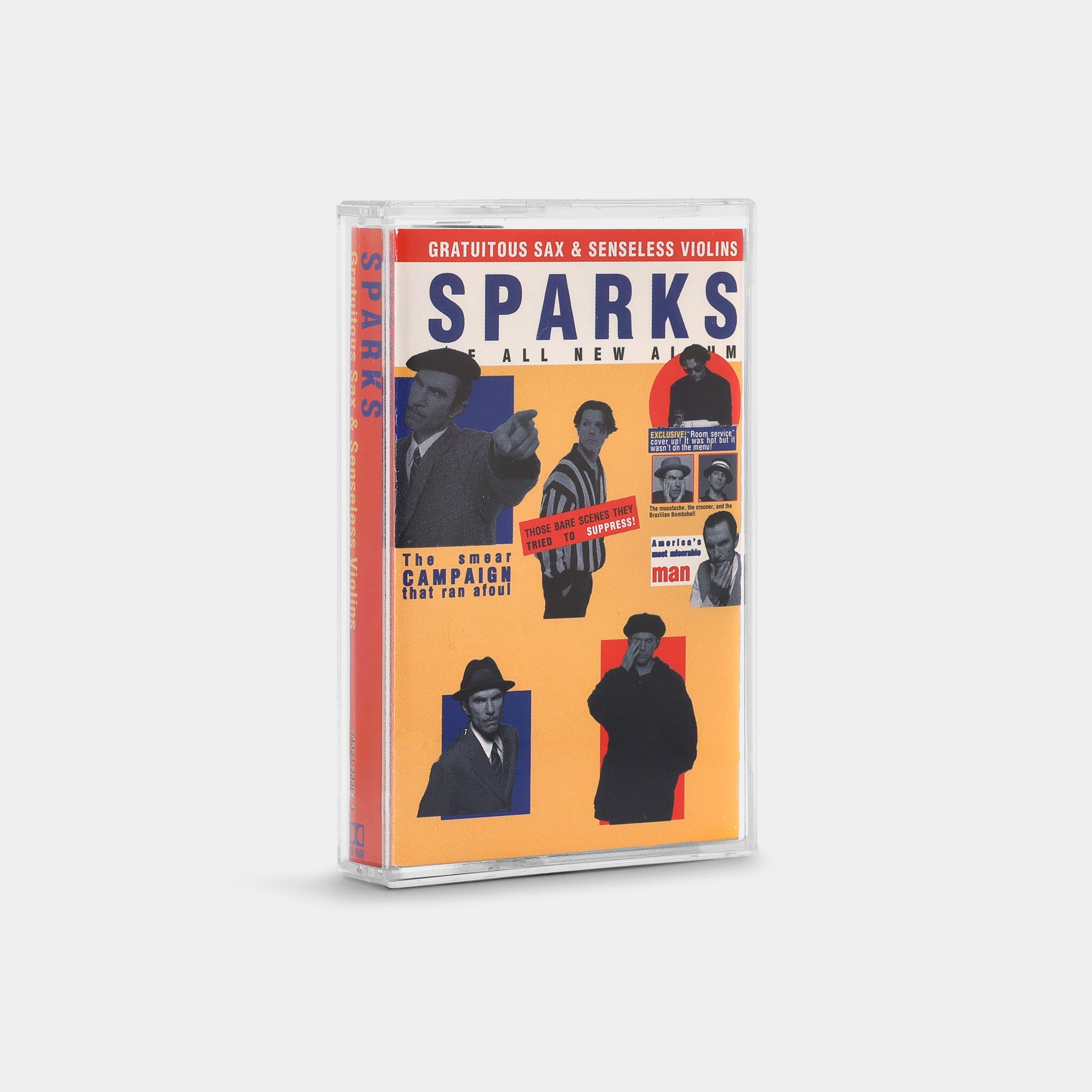 Sparks - Gratuitous Sax & Senseless Violins Cassette Tape