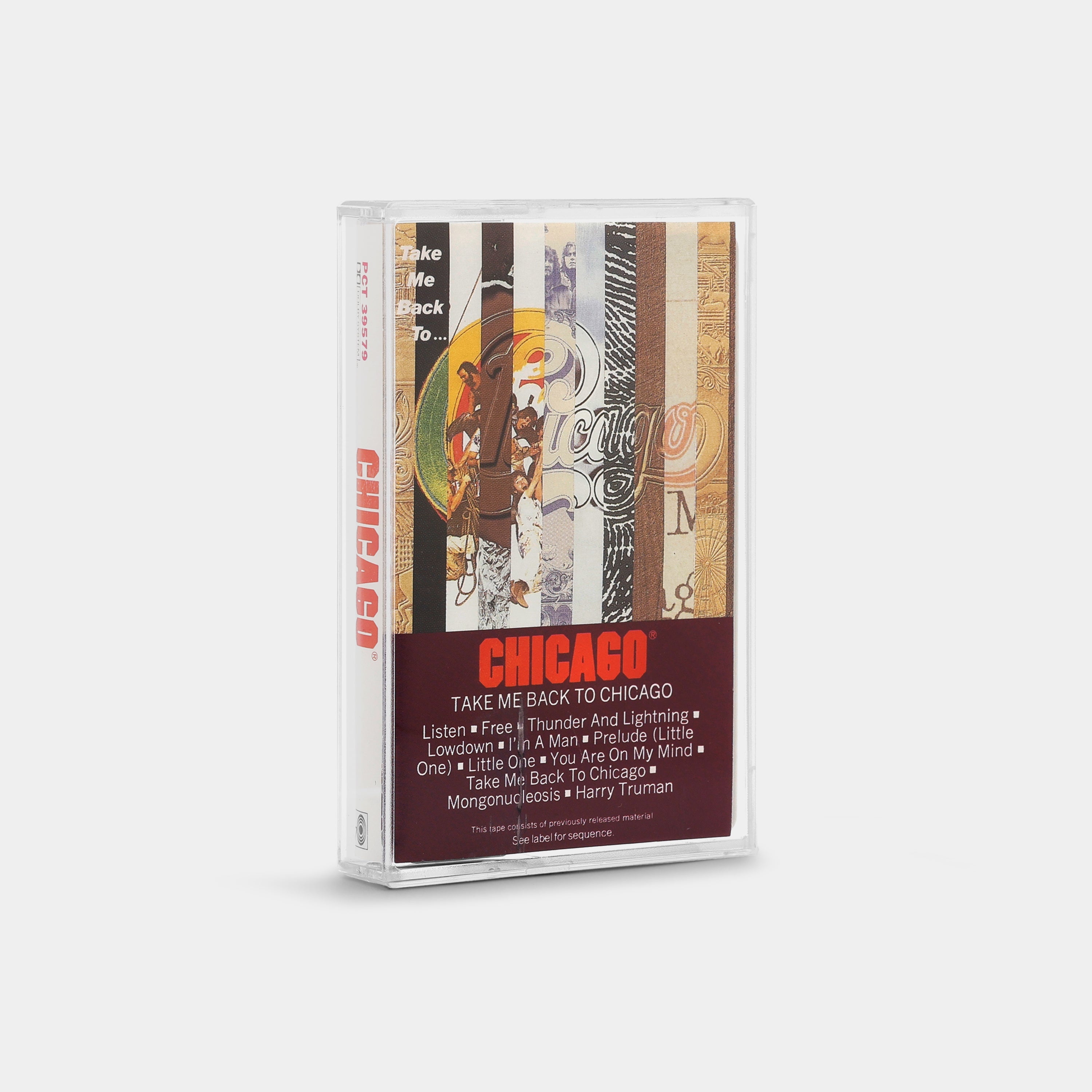 Chicago - Take Me Back To Chicago Cassette Tape