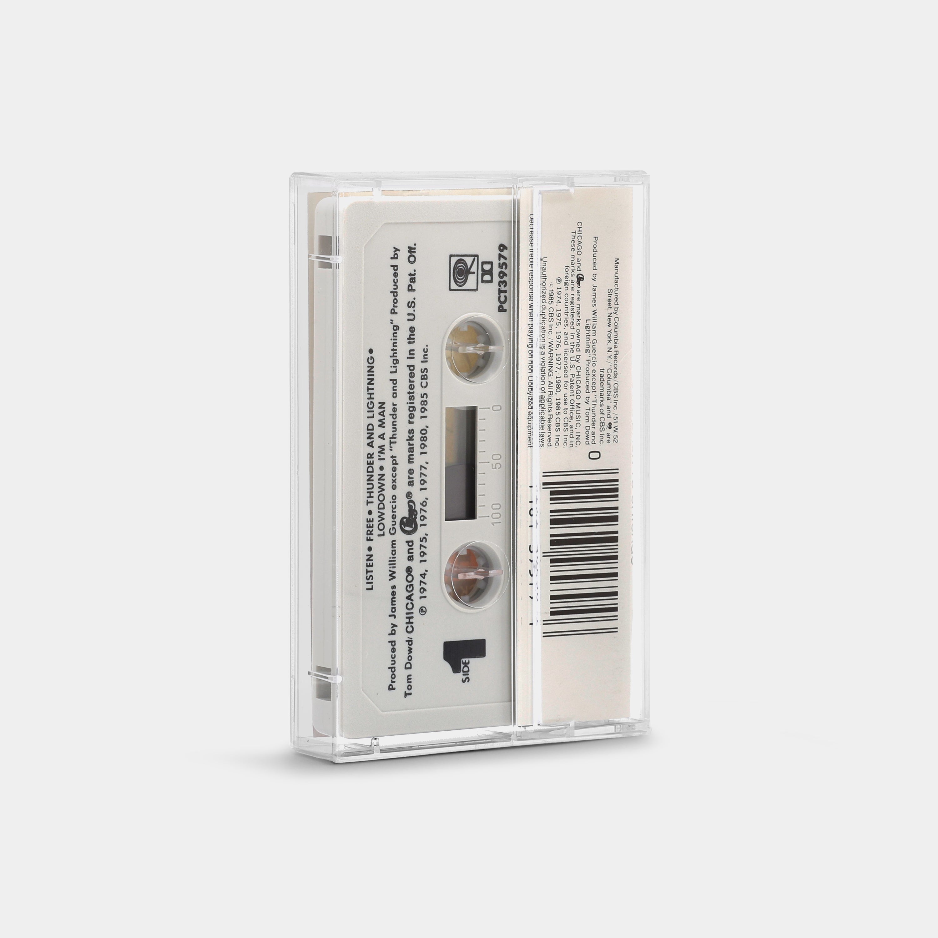 Chicago - Take Me Back To Chicago Cassette Tape