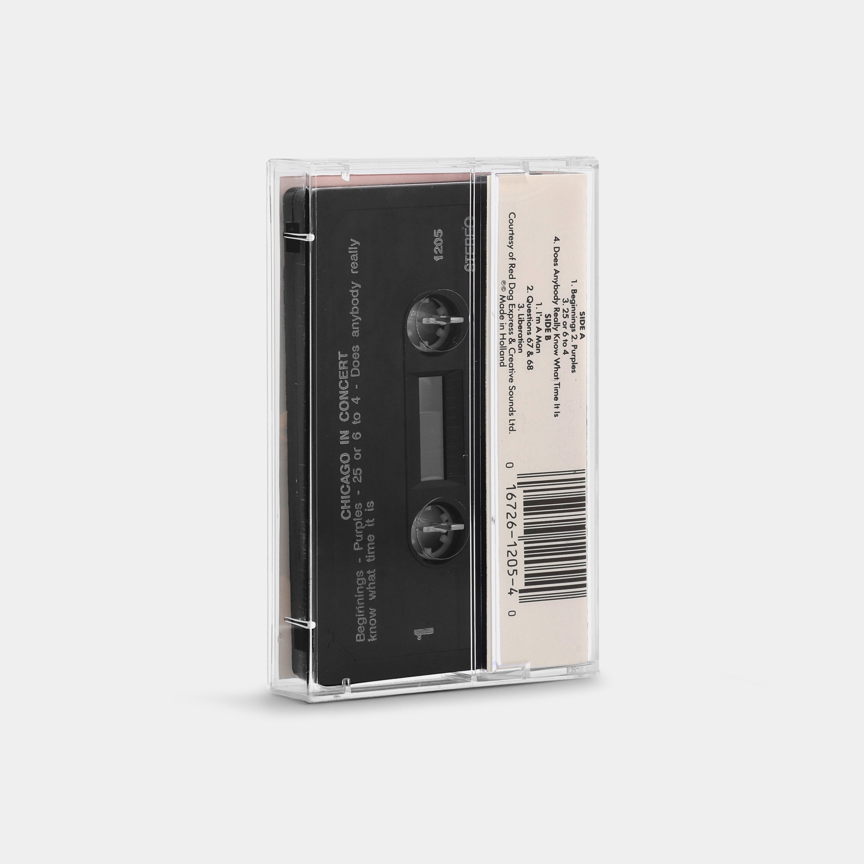 Chicago - In Concert Cassette Tape
