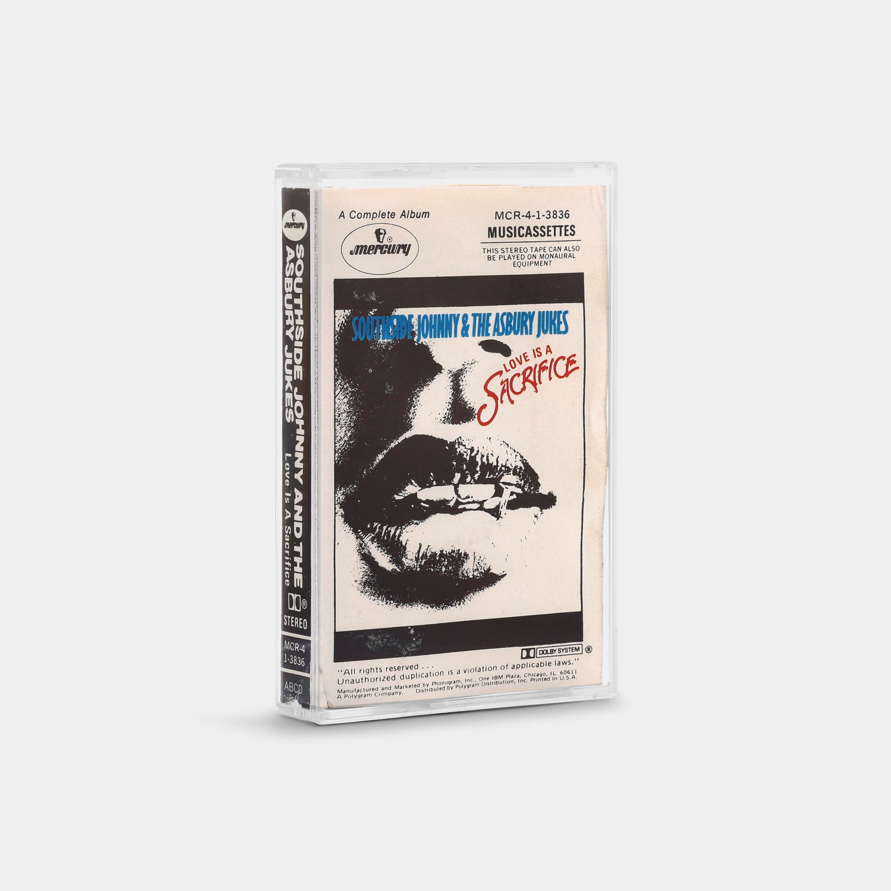 Southside Johnny & The Asbury Jukes - Love Is A Sacrifice Cassette Tape