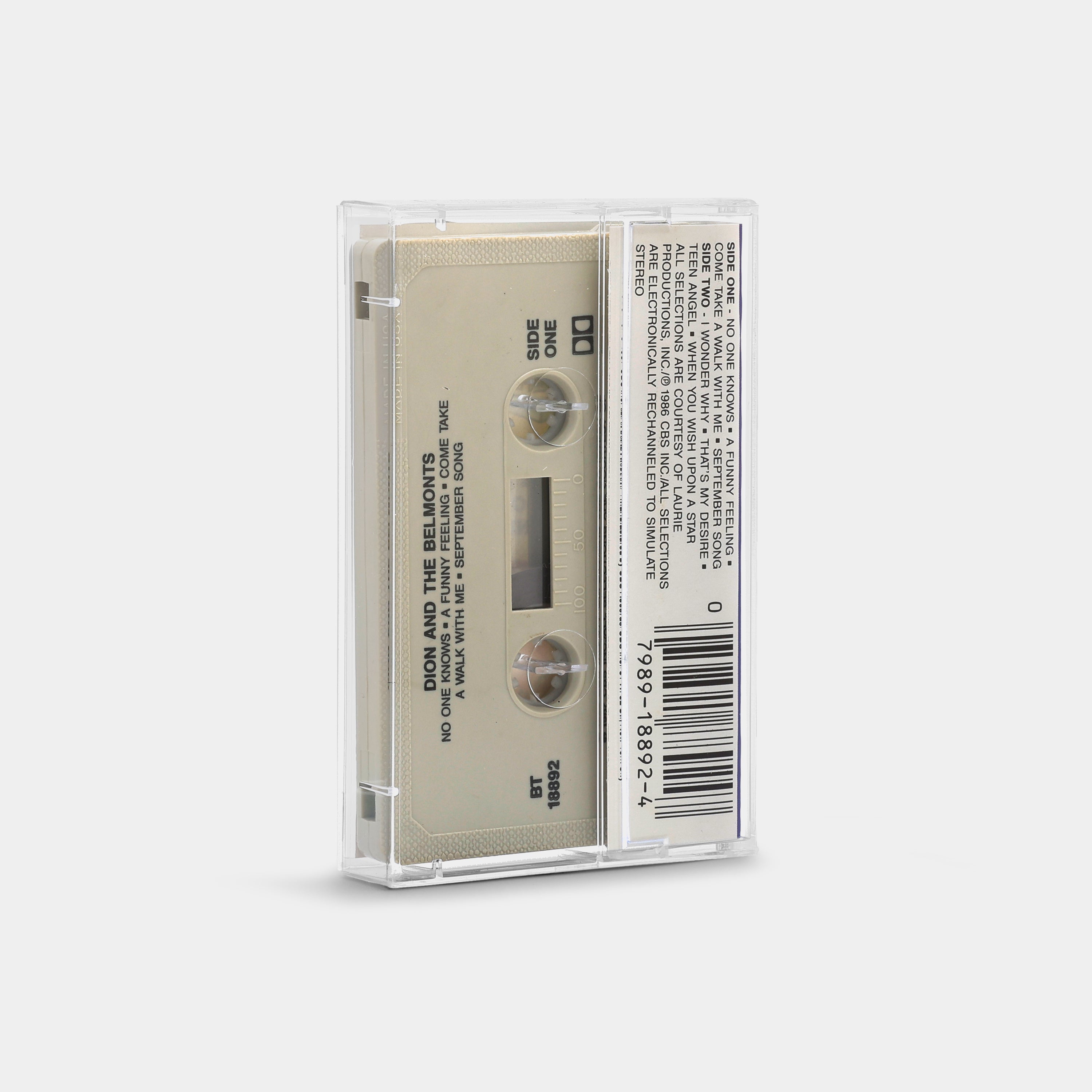 Dion & The Belmonts - Dion & The Belmonts Cassette Tape
