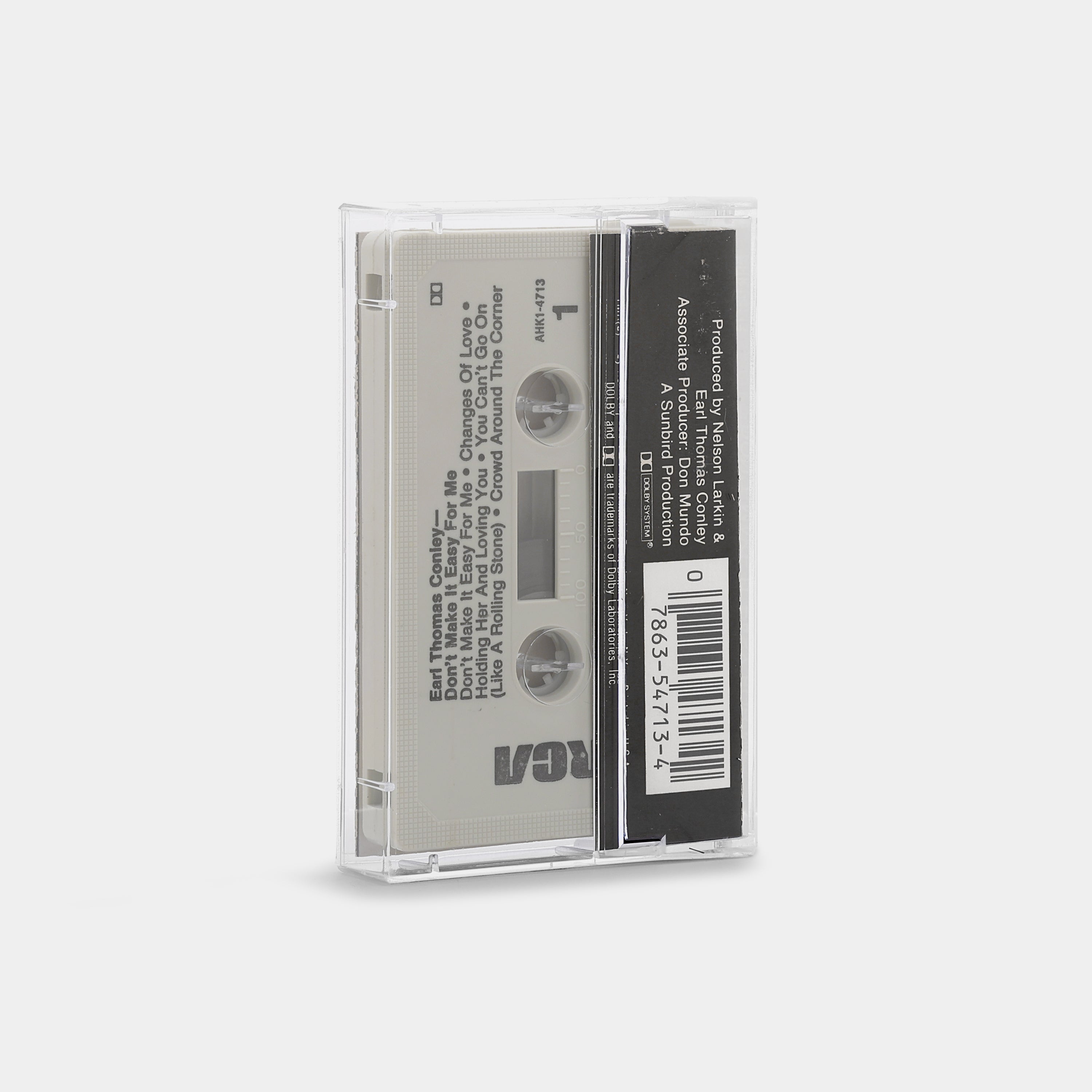 Earl Thomas Conley - Don't Make It Easy For Me Cassette Tape