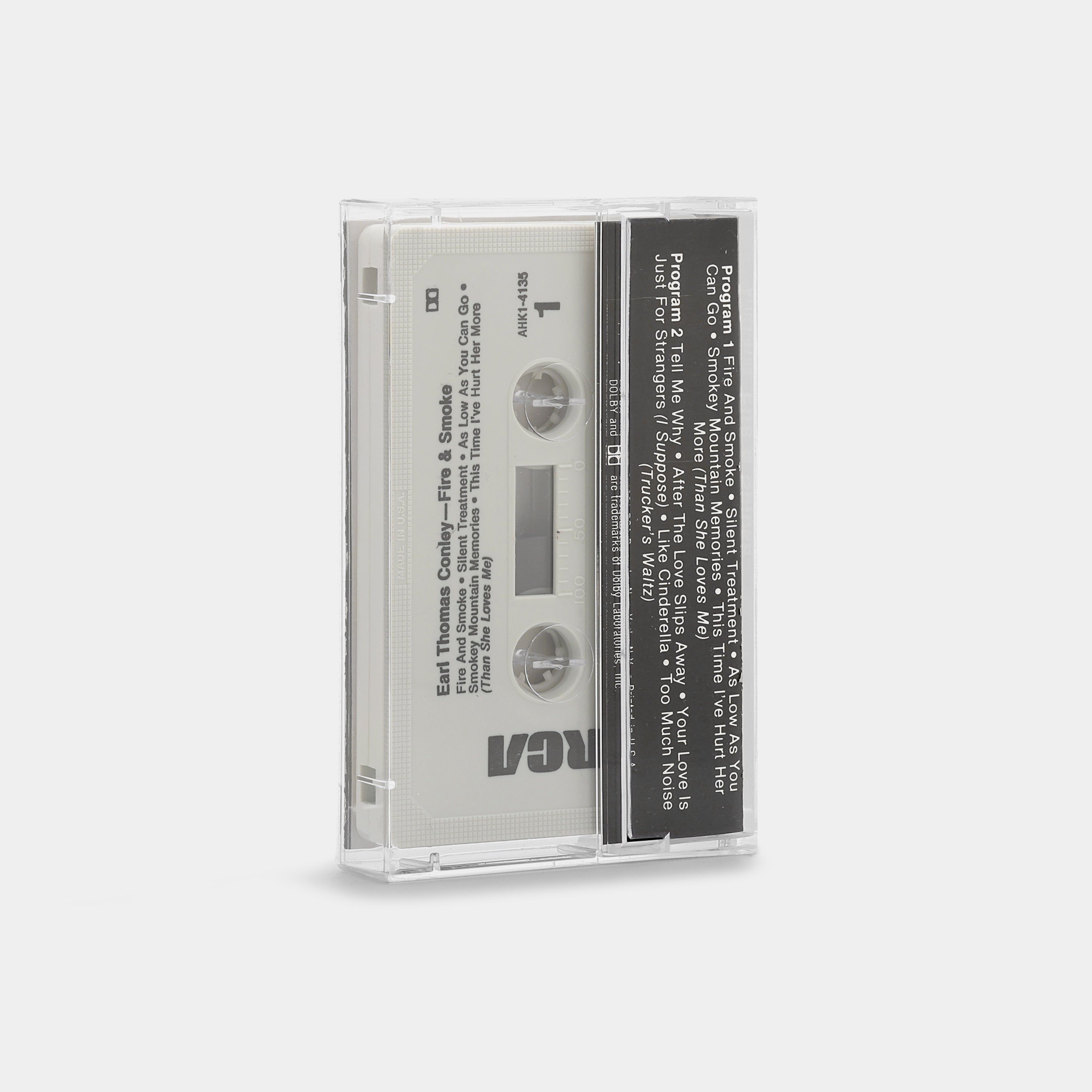 Earl Thomas Conley - Fire & Smoke Cassette Tape