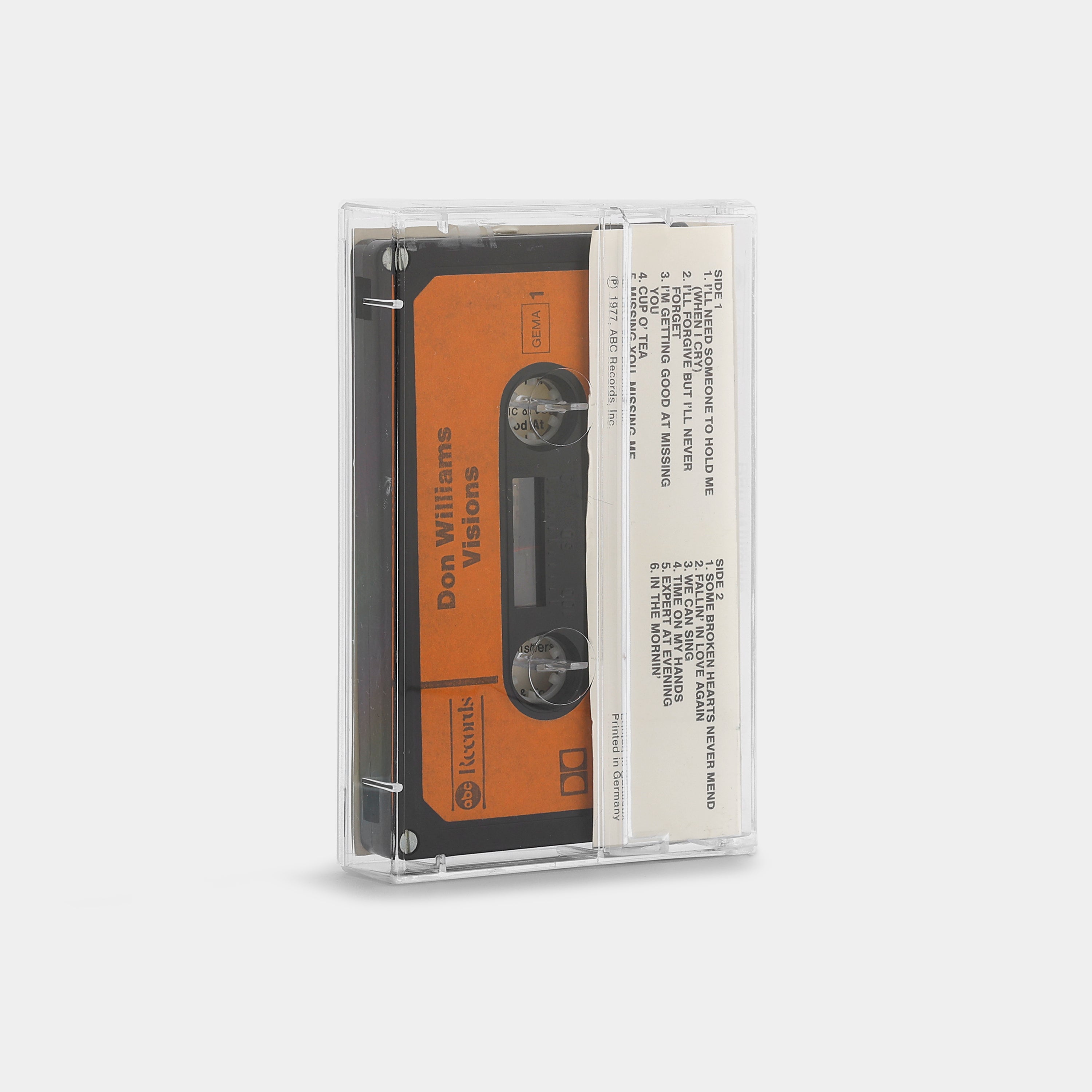 Don Williams - Visions Cassette Tape