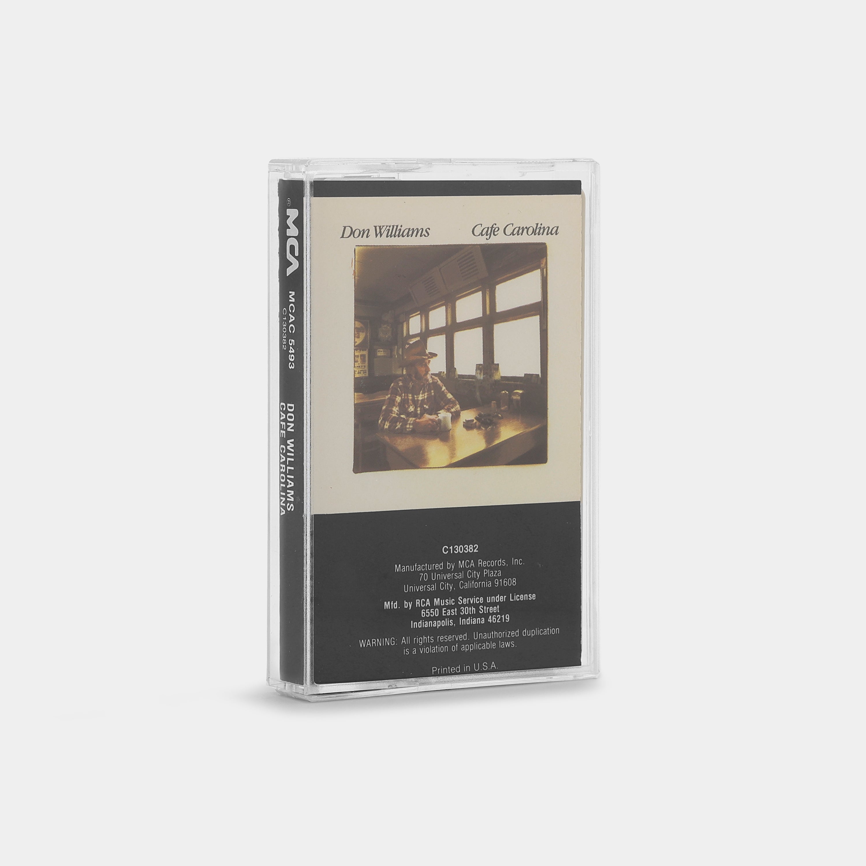 Don Williams - Cafe Carolina Cassette Tape