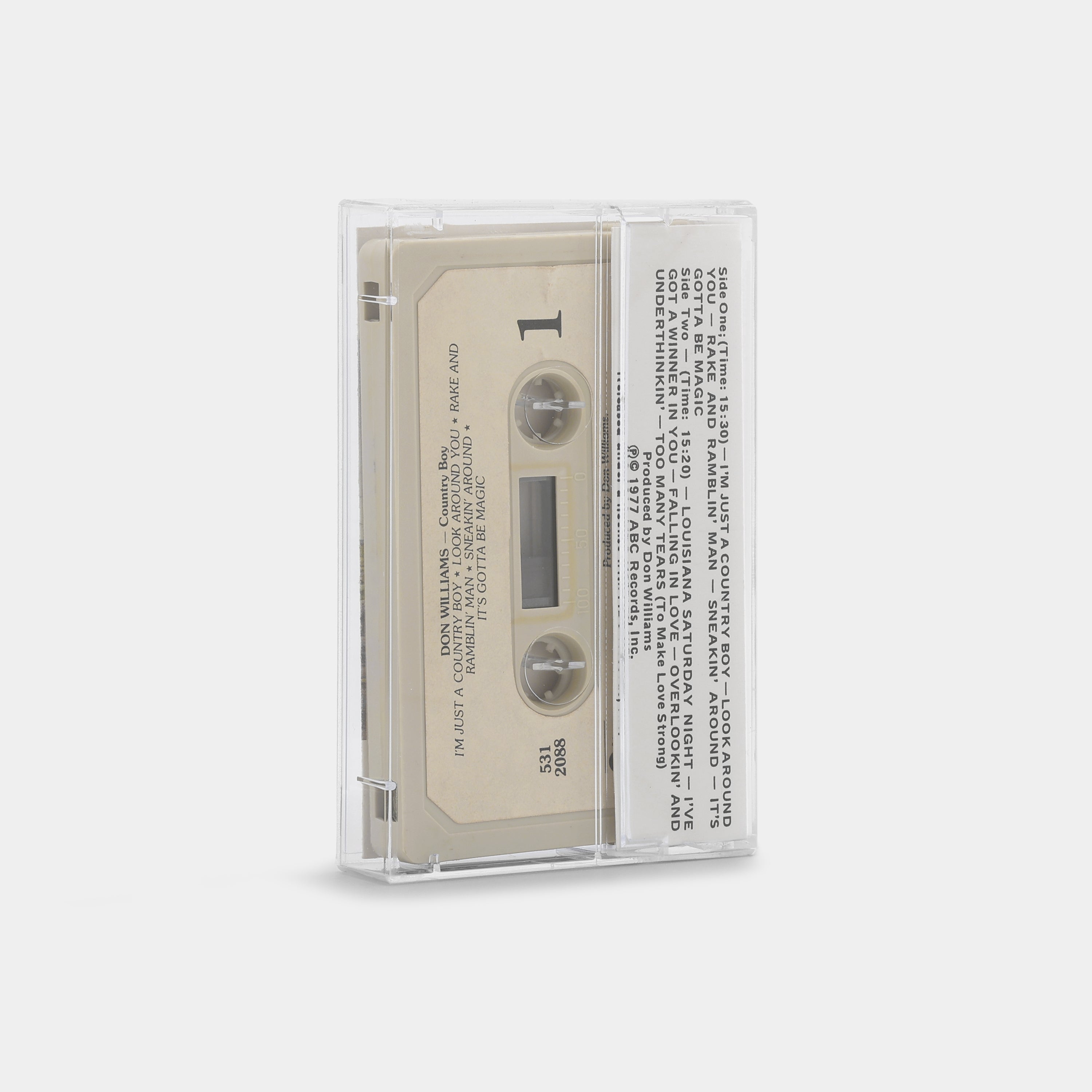 Don Williams - Country Boy Cassette Tape