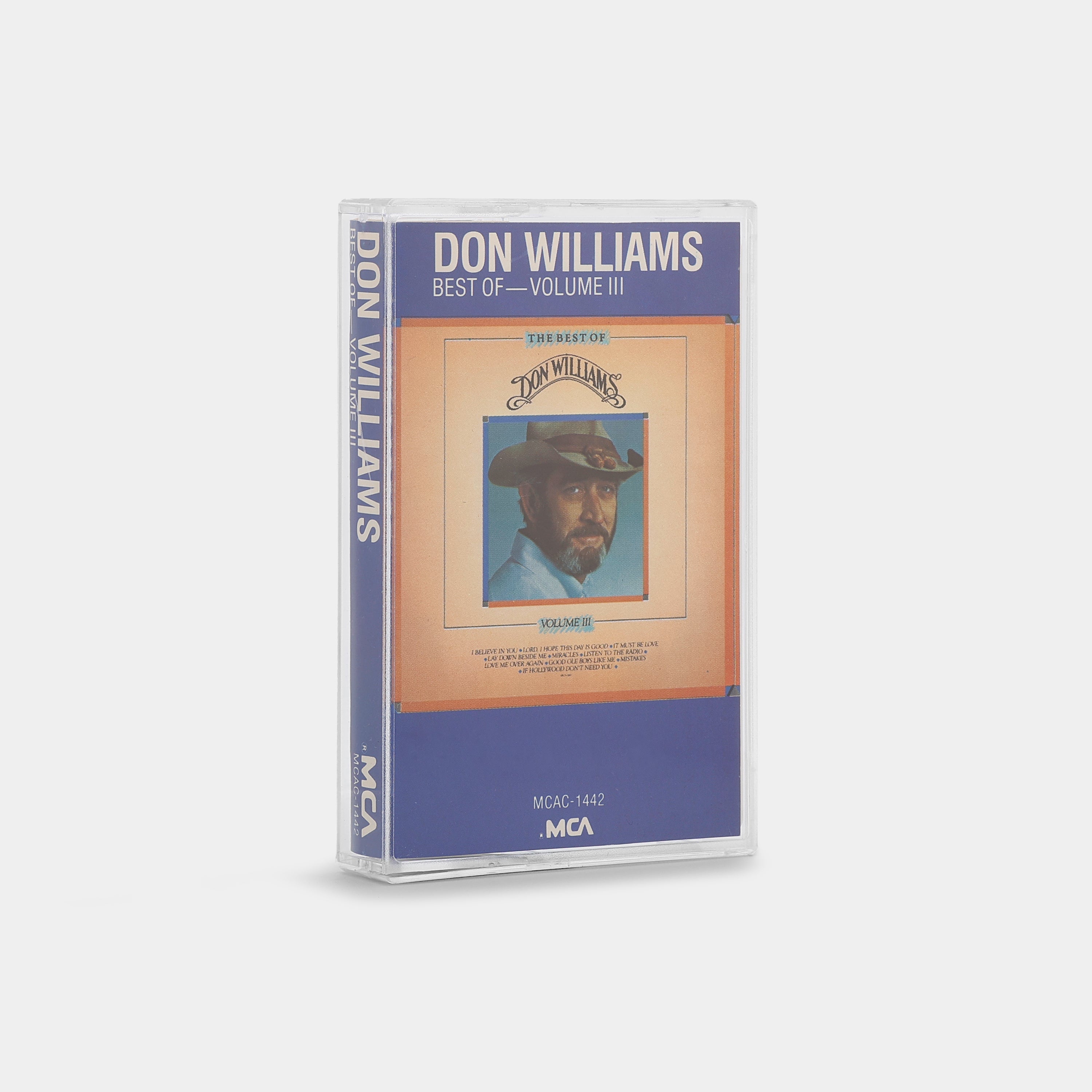 Don Williams - Best Of Volume III Cassette Tape