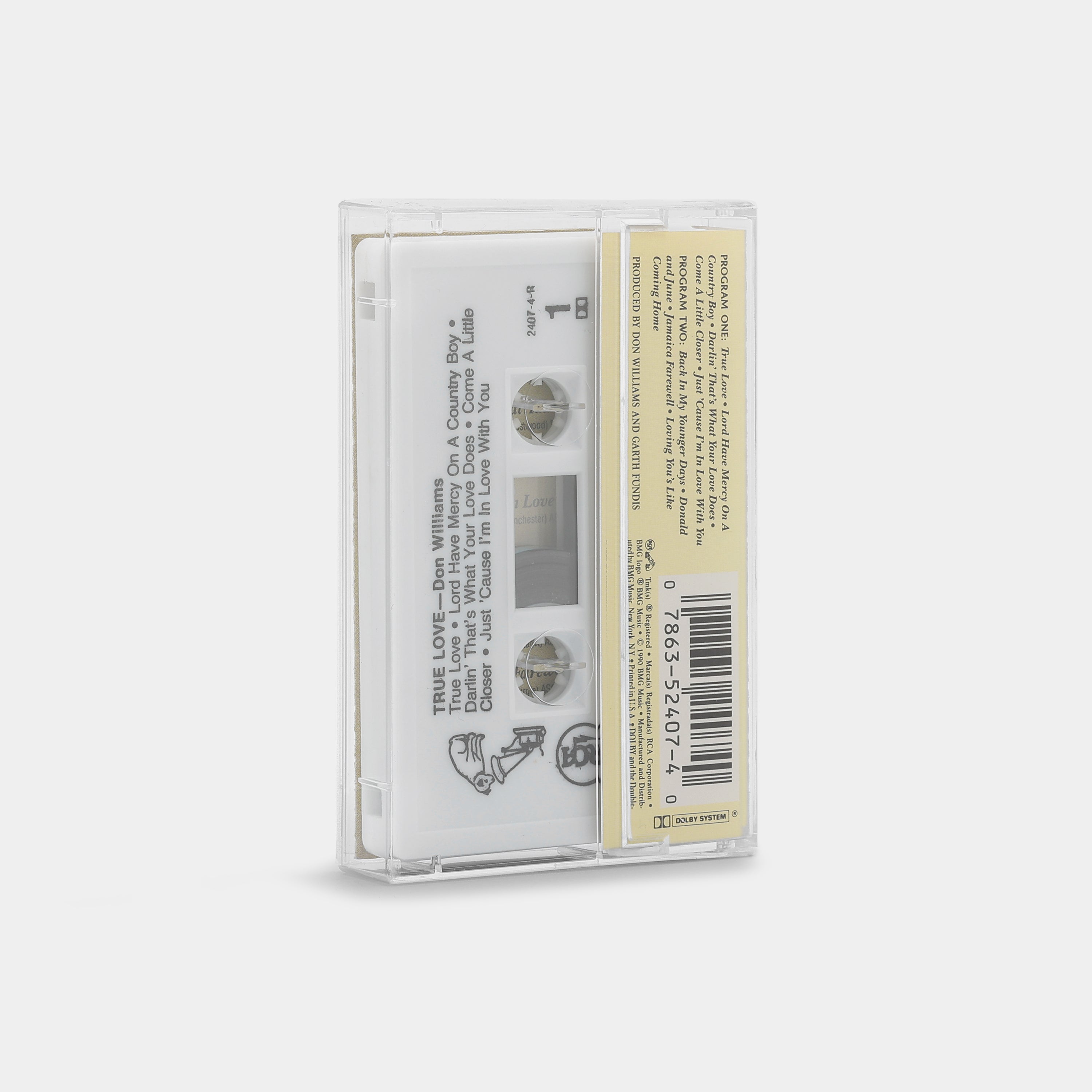 Don Williams - True Love Cassette Tape