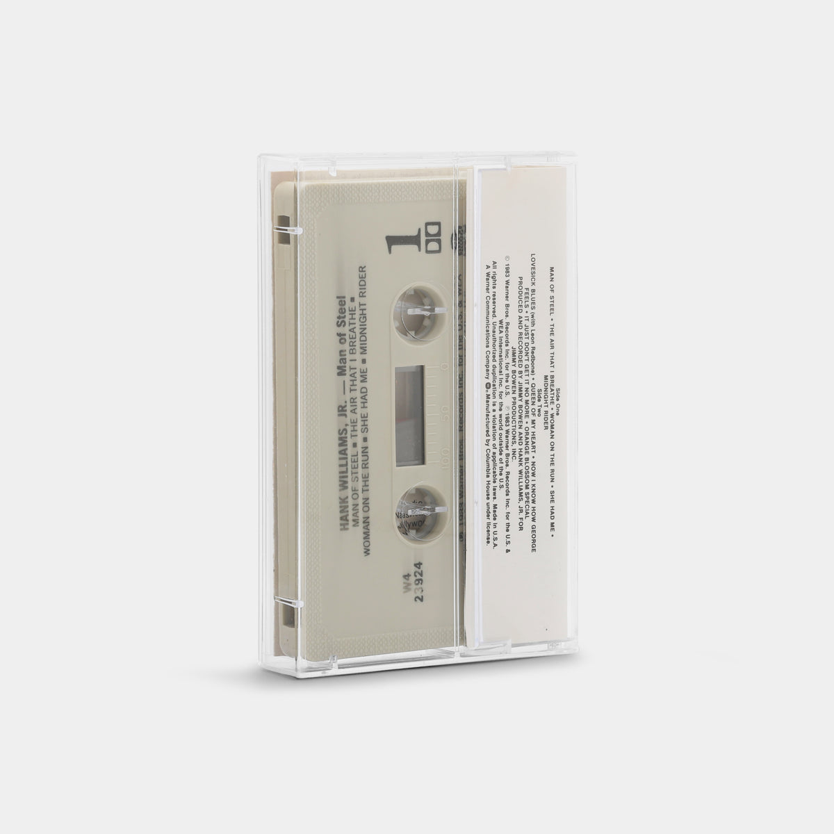 Hank Williams Jr. - Man Of Steel Cassette Tape