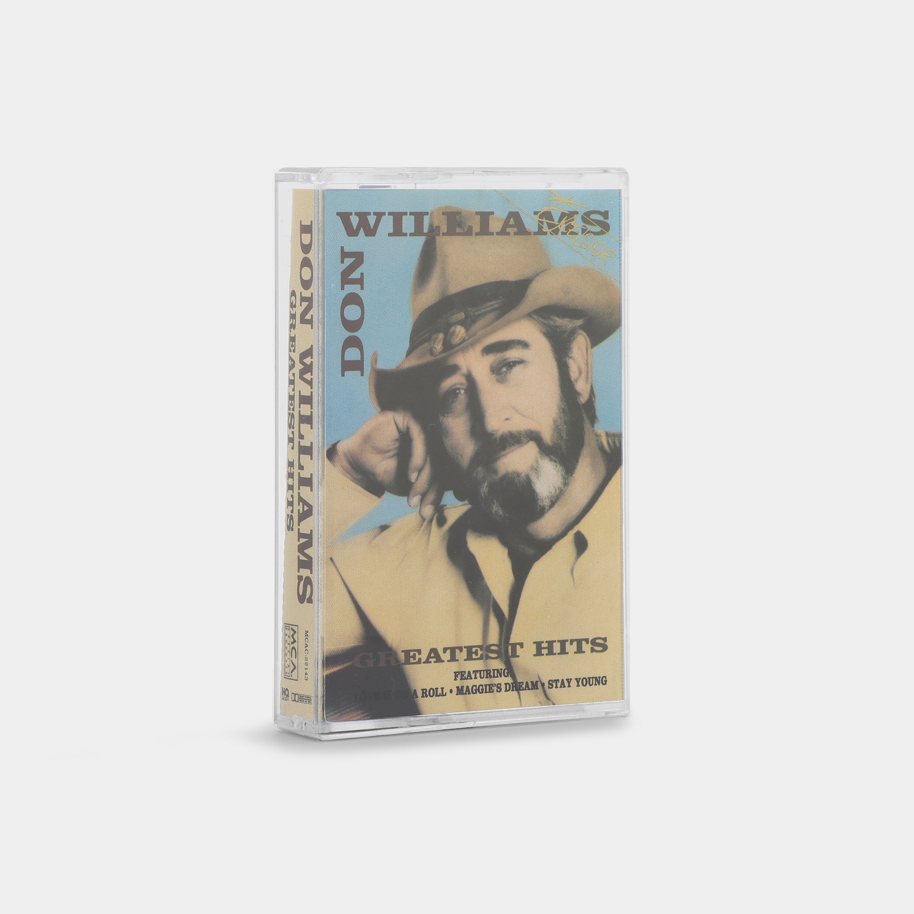 Don Williams - Greatest Hits Featuring Love Is On A Roll, Maggie's Dream, Stay Young Cassette Tape