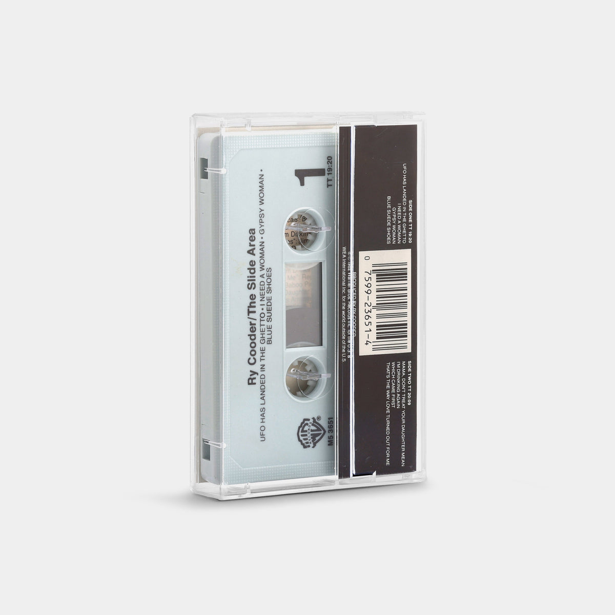 Ry Cooder - The Slide Area Cassette Tape