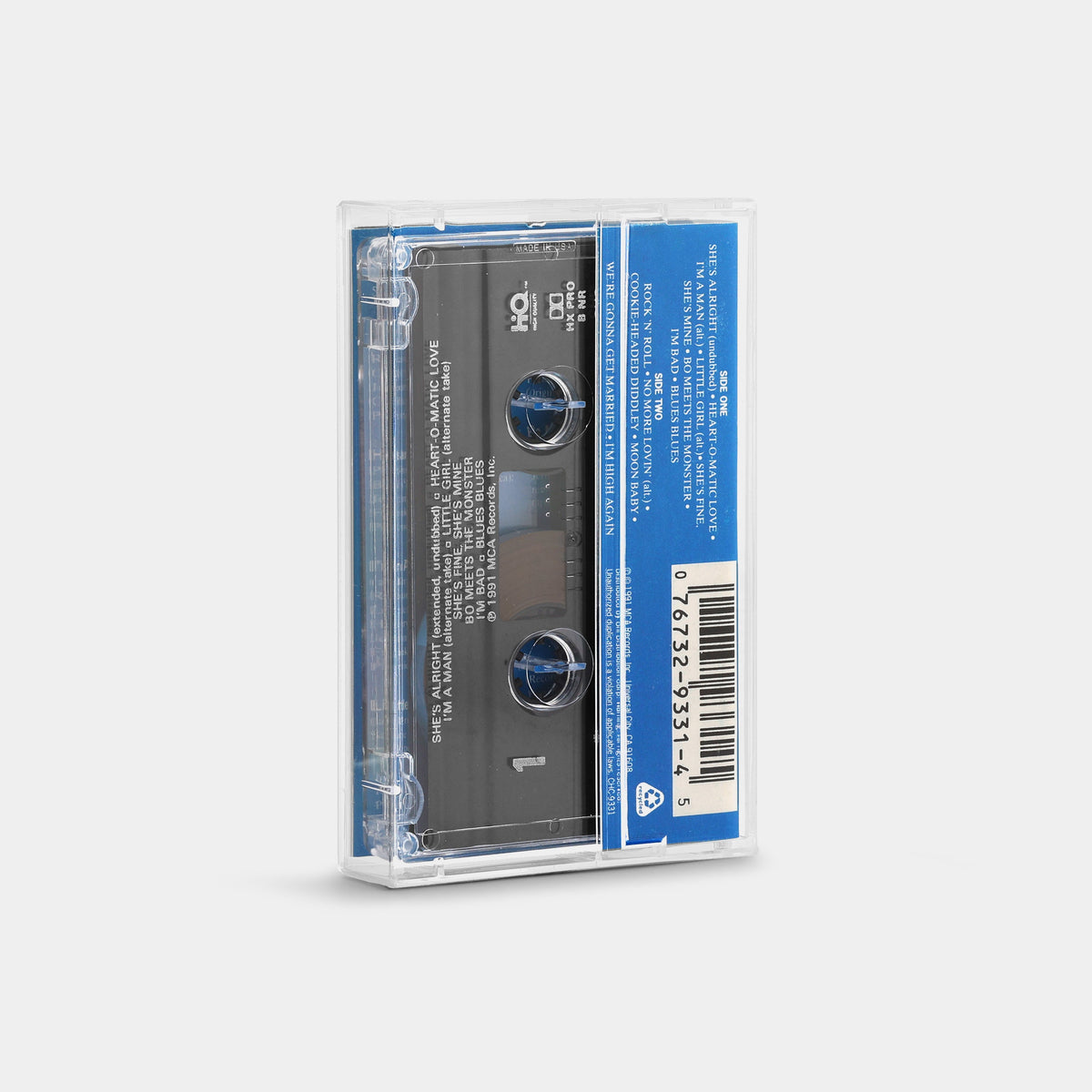 Bo Diddley - Rare & Well Done Cassette Tape