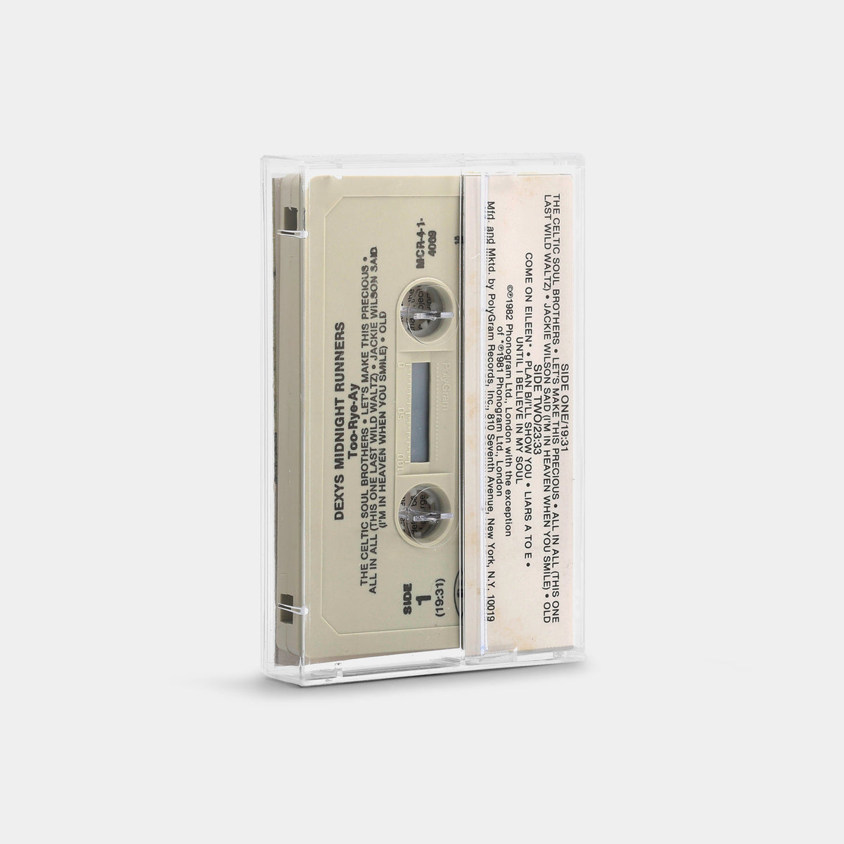 Kevin Rowland & Dexys Midnight Runners - Too-Rye-Ay Cassette Tape