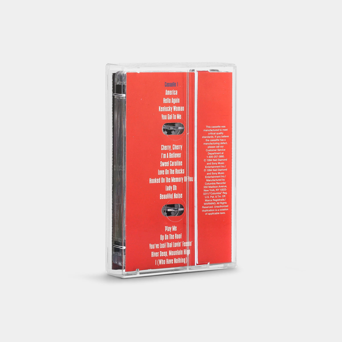 Neil Diamond - Live In America (In The Round Tour 1991-1993) Cassette Tape