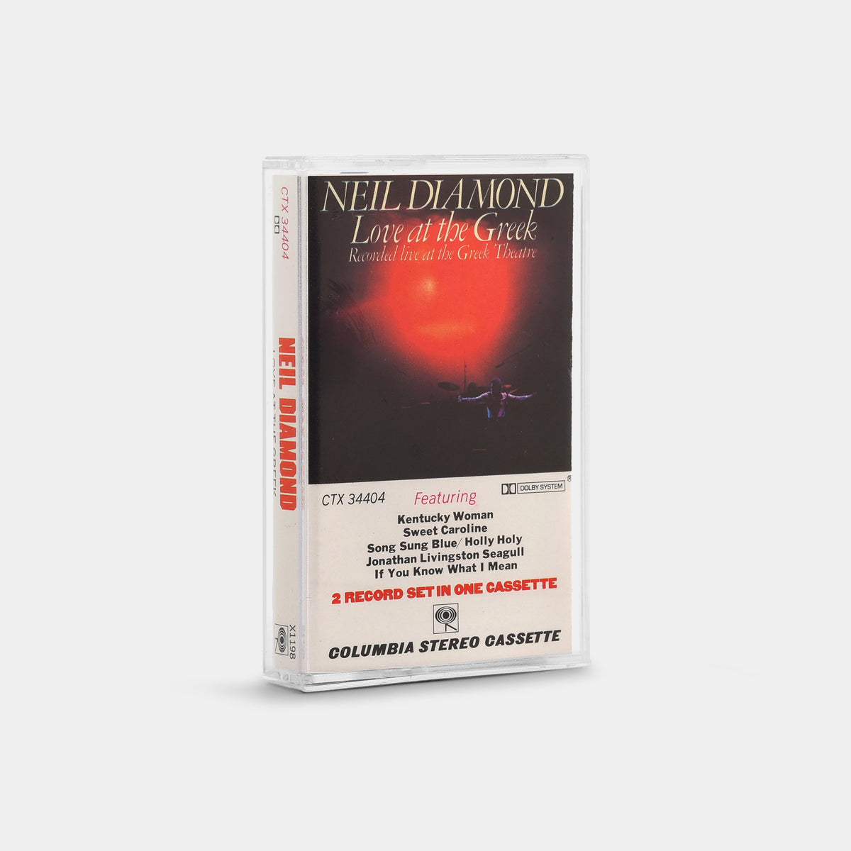 Neil Diamond - Love At The Greek (Recorded Live At The Greek Theatre) Cassette Tape