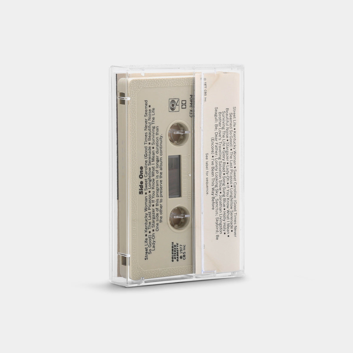 Neil Diamond - Love At The Greek (Recorded Live At The Greek Theatre) Cassette Tape