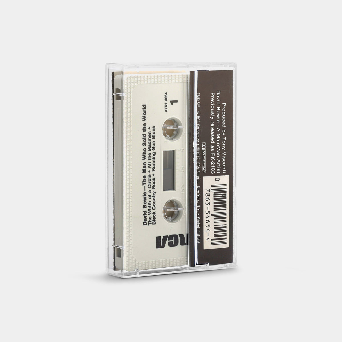 David Bowie - The Man Who Sold The World Cassette Tape