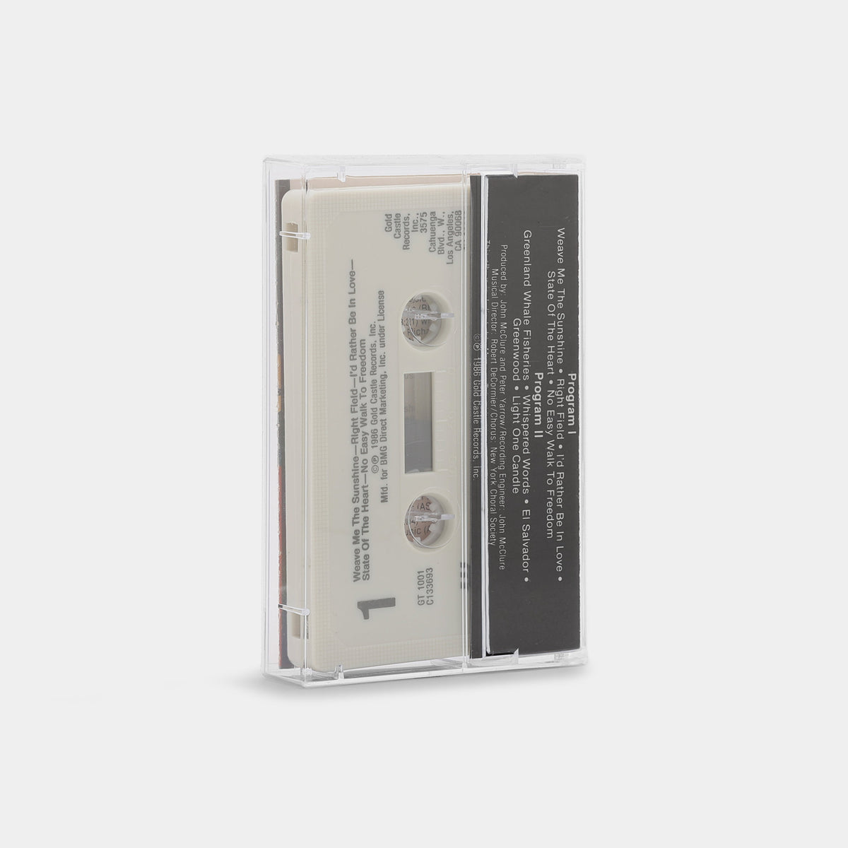 Peter, Paul & Mary - No Easy Walk To Freedom Cassette Tape