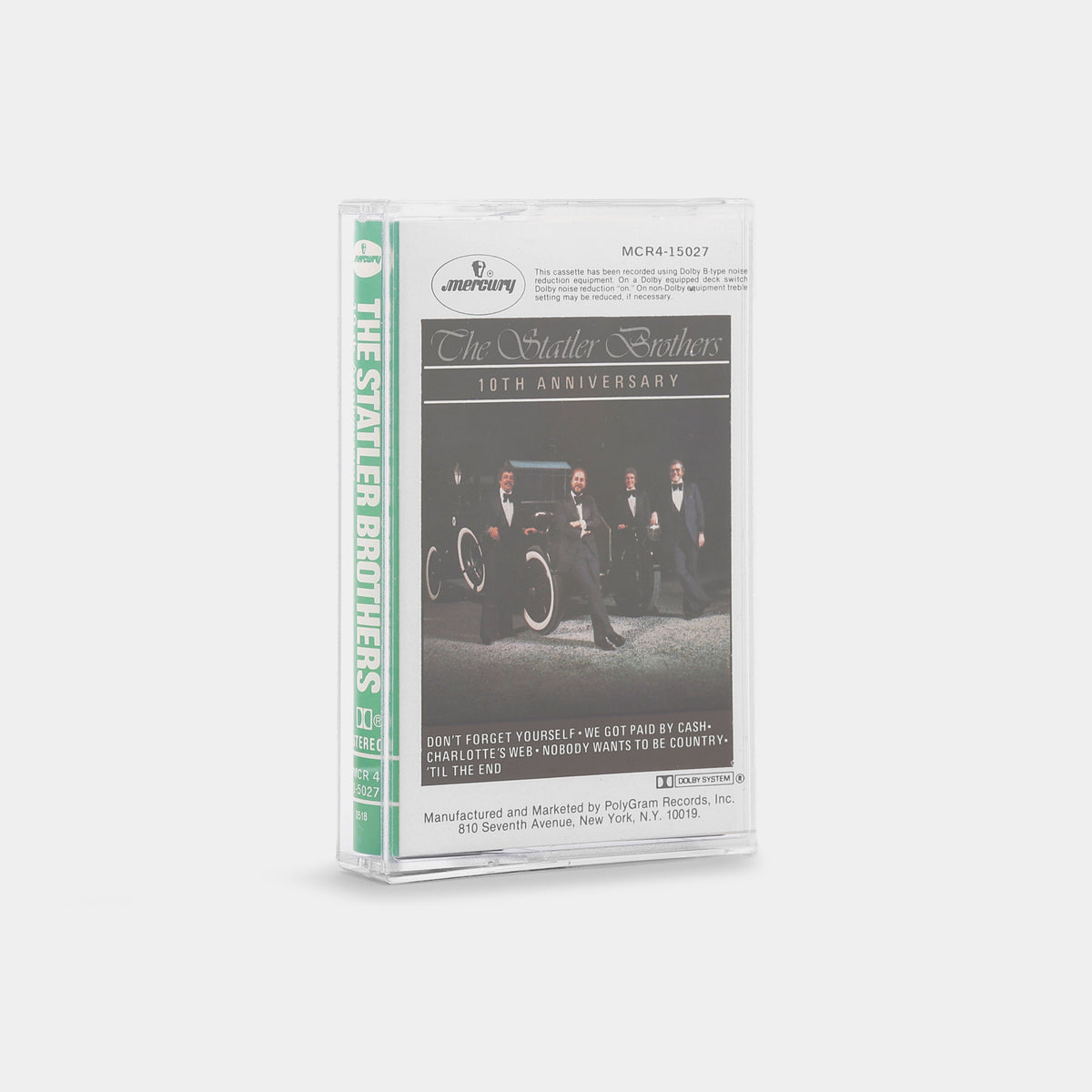 The Statler Brothers - 10th Anniversary Cassette Tape