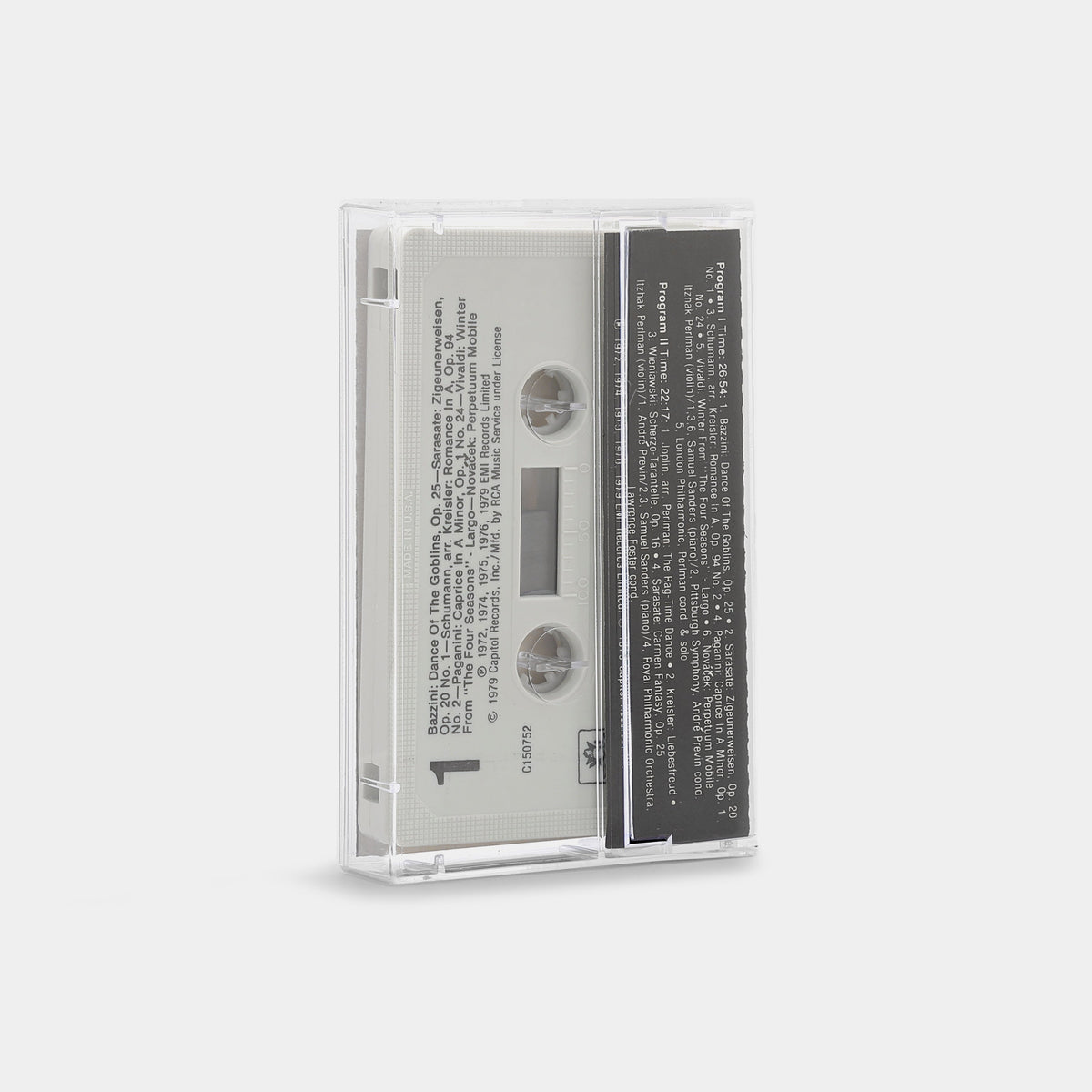 Itzhak Perlman - Virtuoso Violinist Cassette Tape