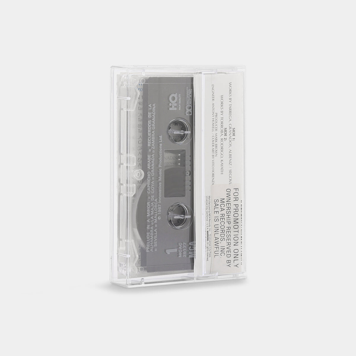 Marcelo Kayath - Guitar Classics From Spain Cassette Tape