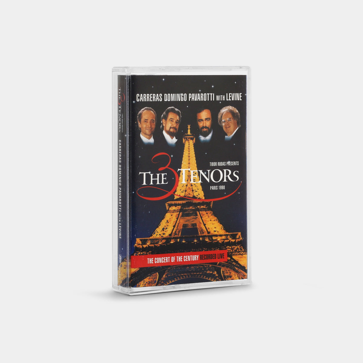 José Carreras, Plácido Domingo, Luciano Pavarotti With James Levine - 3 Tenors Paris 1998 Cassette Tape