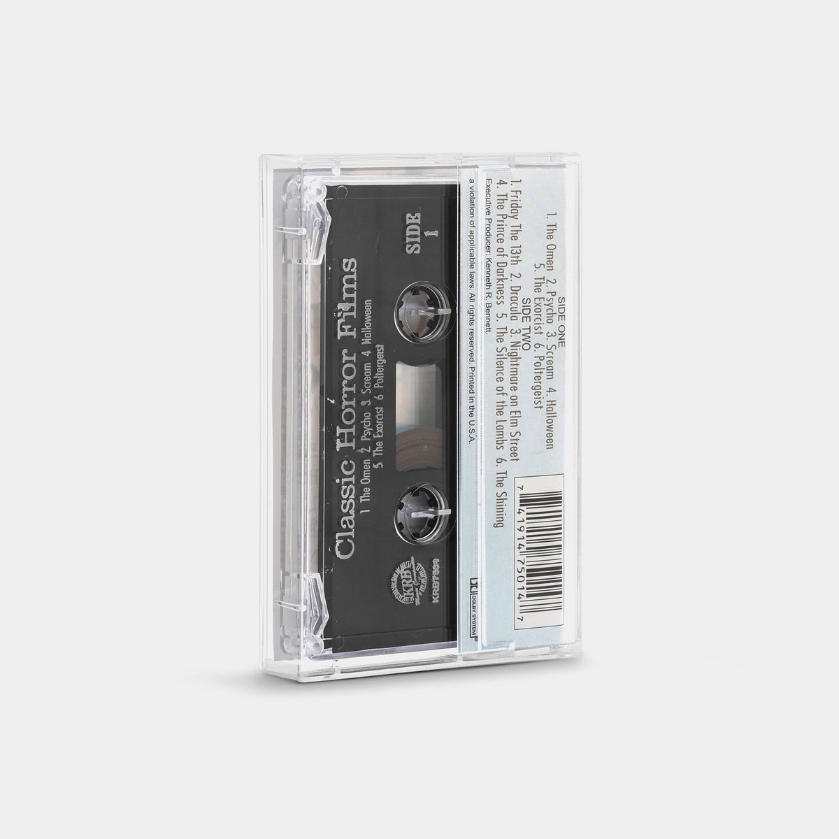 Classic Horror Films Cassette Tape