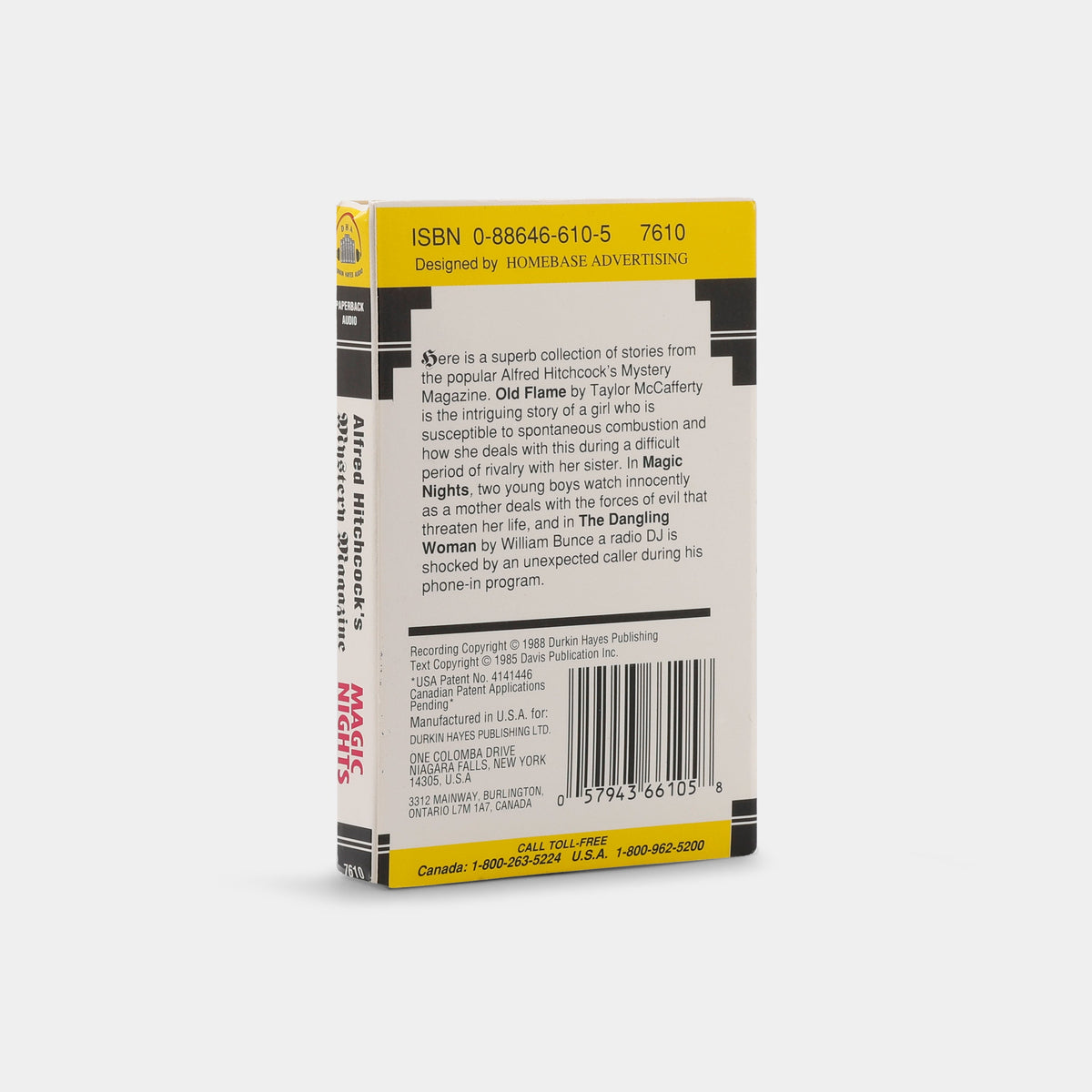 Alfred Hitchcock - Alfred Hitchcock's Mystery Magazine: Magic Nights Cassette Tape