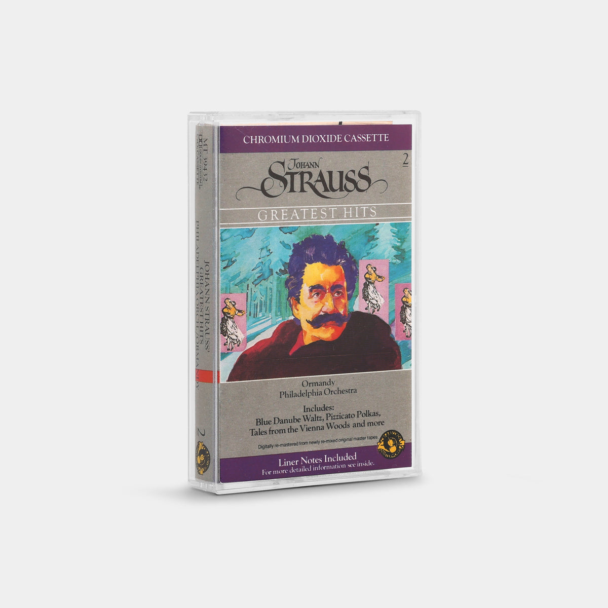 Johann Strauss, Philadelphia Orchestra, Eugene Ormandy - Johann Strauss' Greatest Hits Cassette Tape