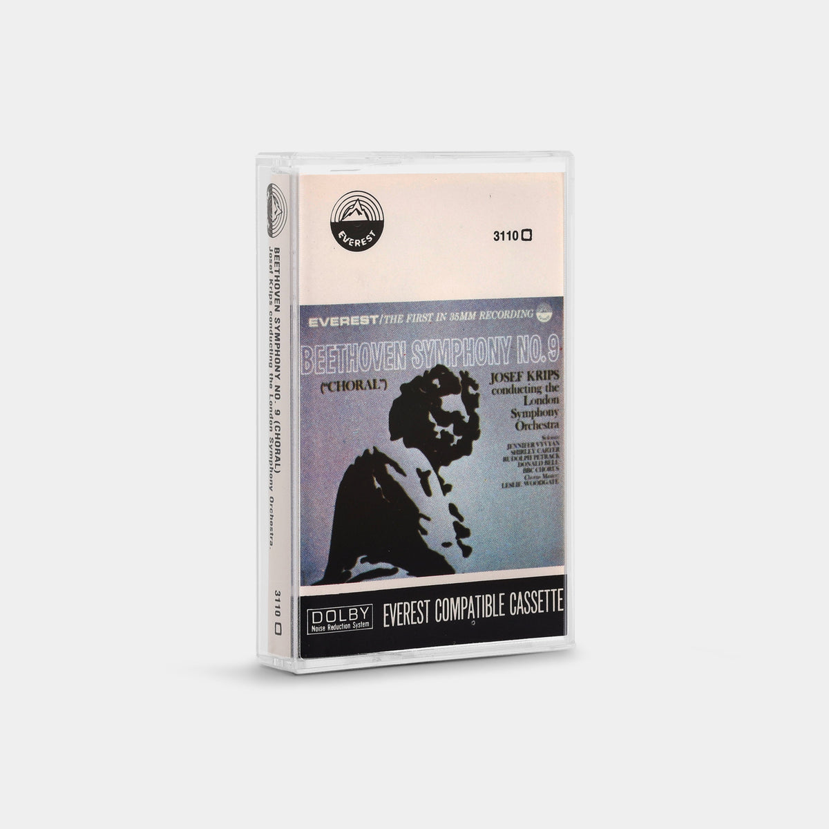 Ludwig van Beethoven, London Symphony Orchestra, Josef Krips - Beethoven Symphony No. 9 (Choral) Cassette Tape