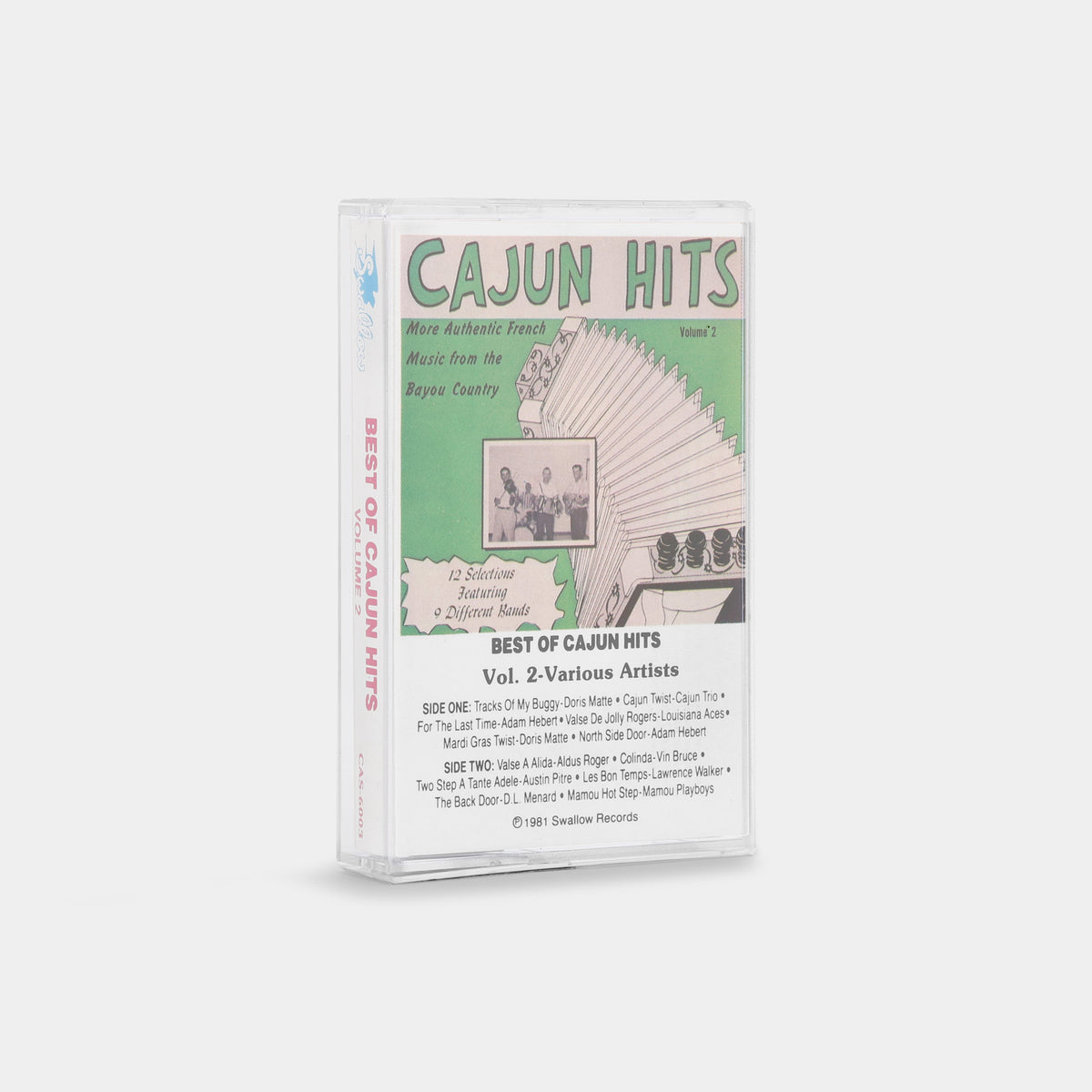 Best Of Cajun Hits (Volume 2) Cassette Tape